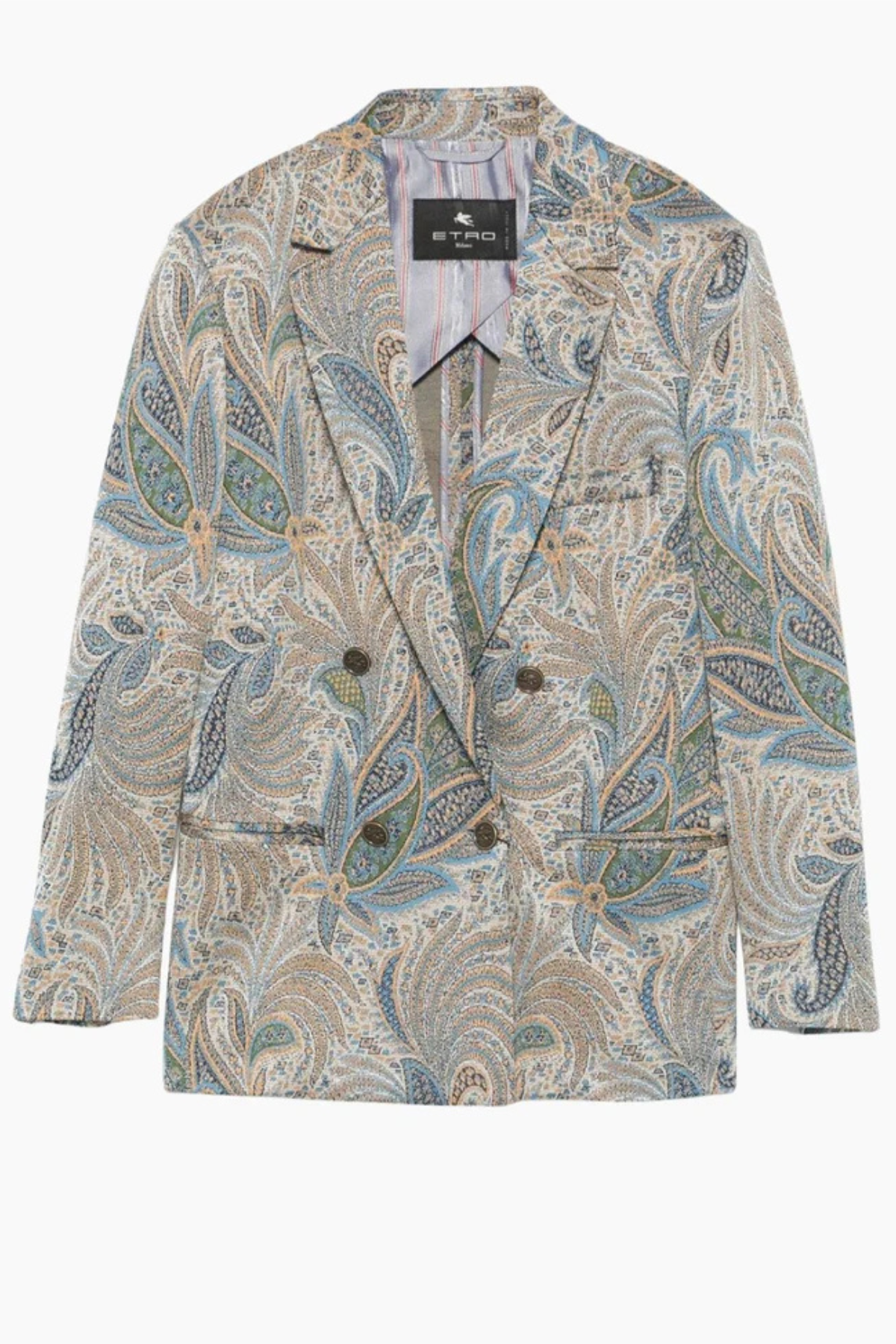 Etro Double Breasted Blazer - Paisley