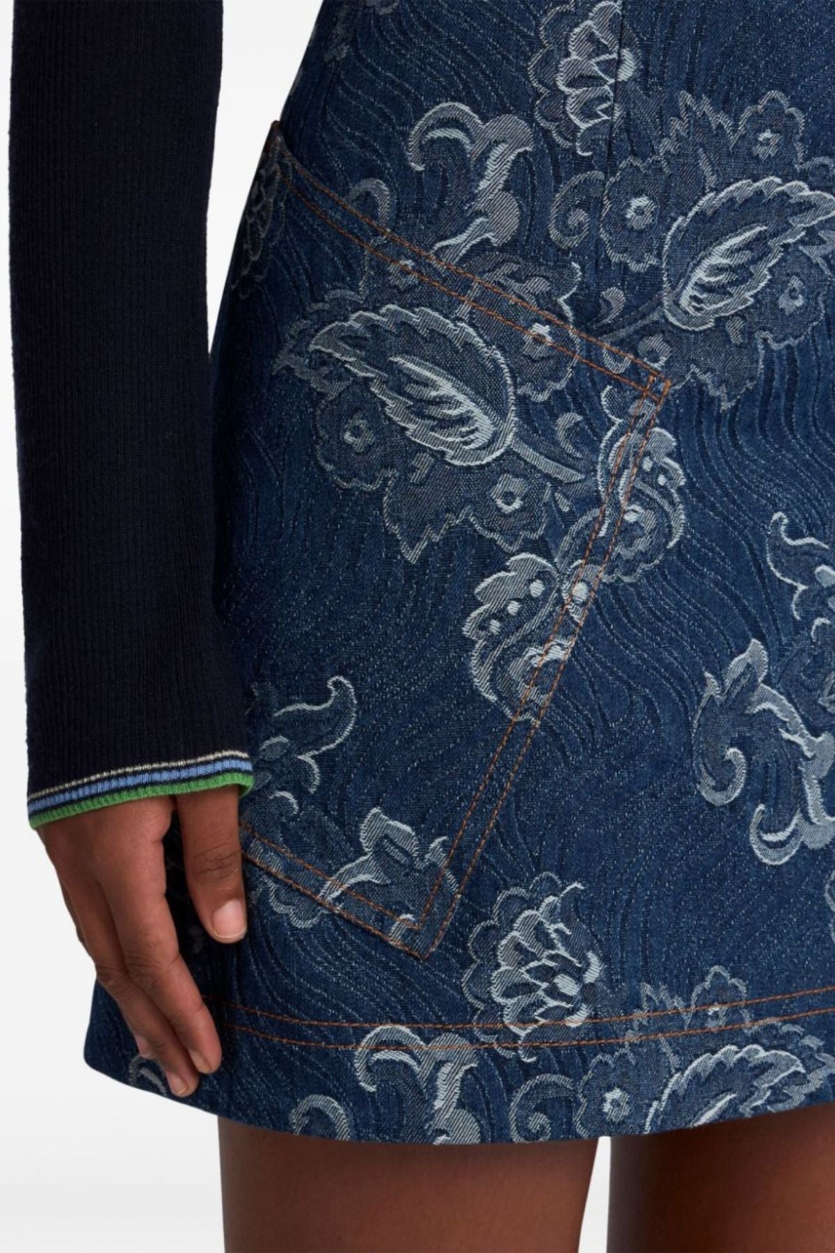 Etro Jacquard Mini Skirt