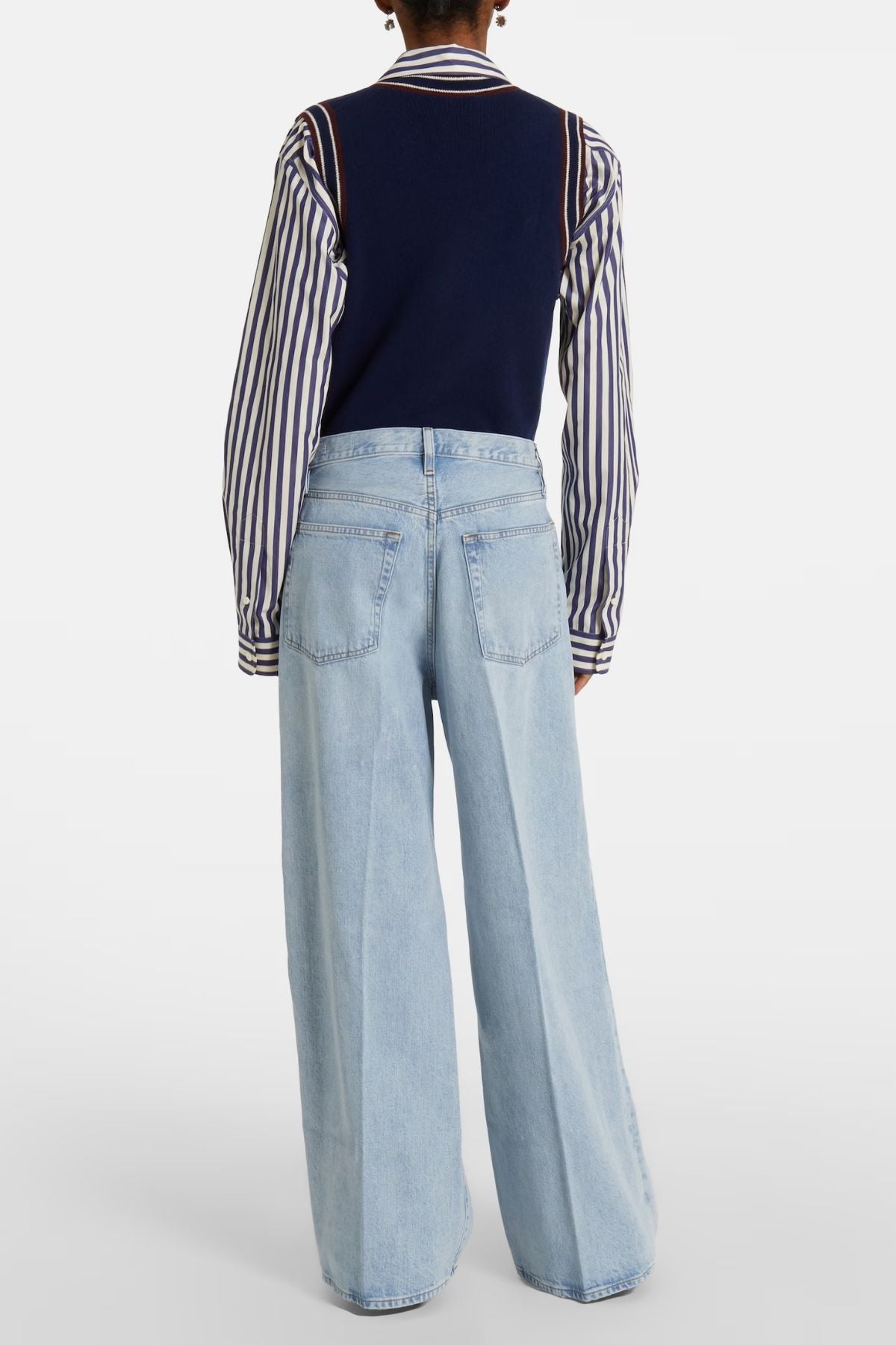 Frame Denim Le Low Baggy Wide Leg Jean - Ettie Grind