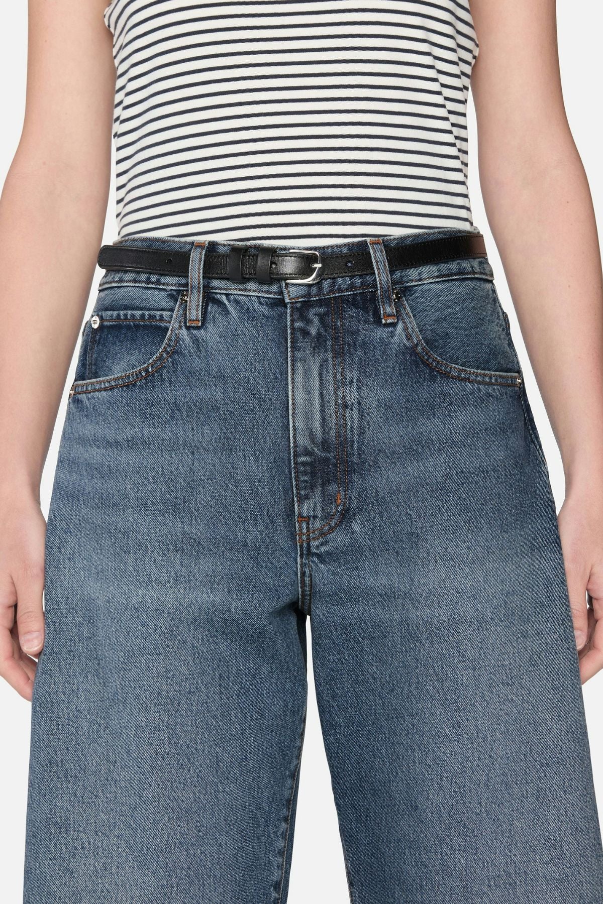 Frame Denim The Bubble Crop Raw Fray - Limitless
