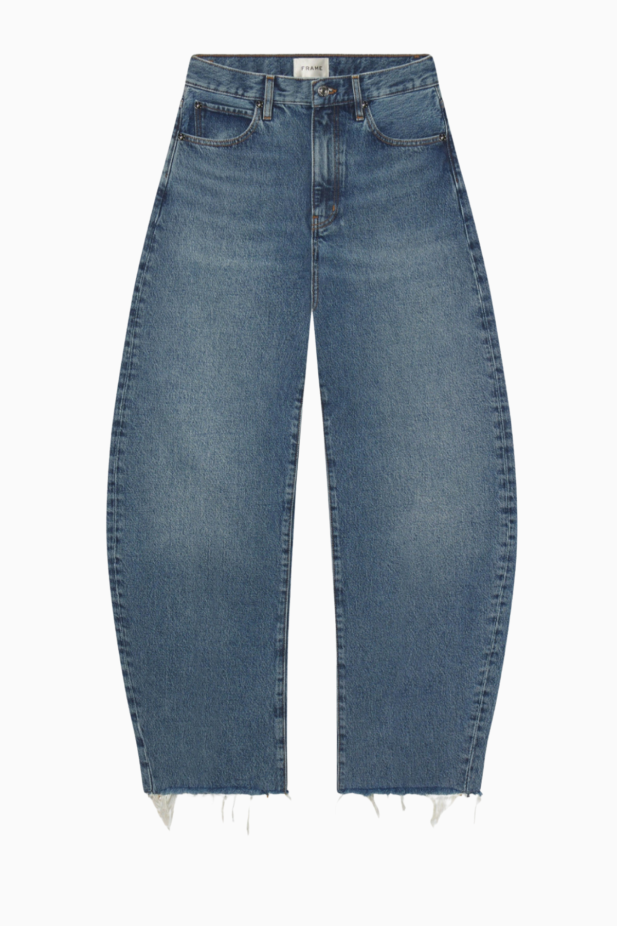 Frame Denim The Bubble Crop Raw Fray - Limitless