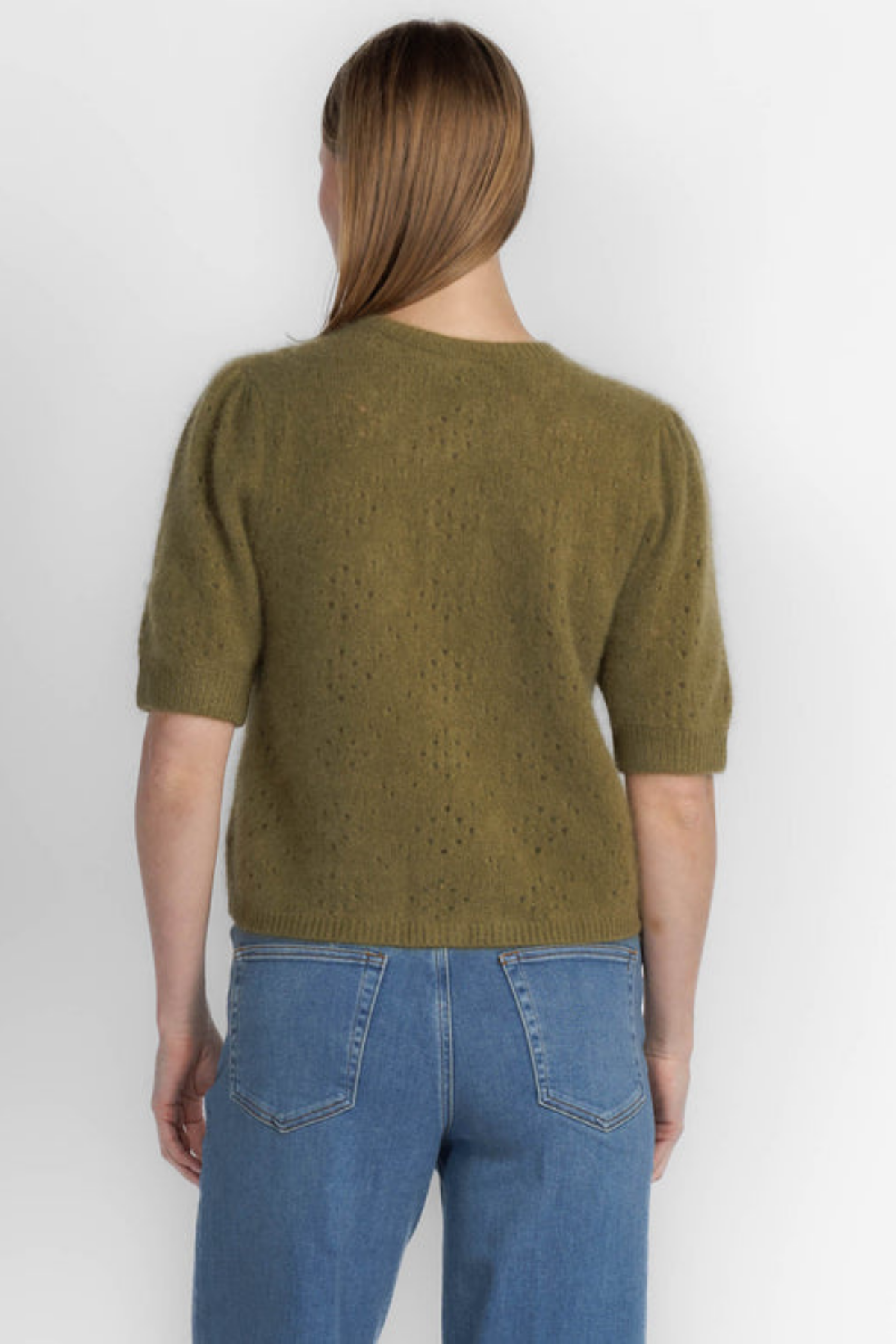 FRAME Denim The Cashmere Airy Cardigan - Deep Olive