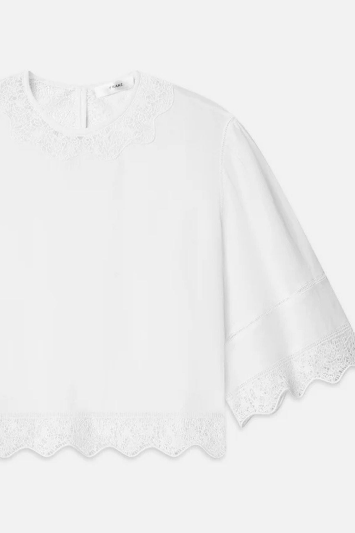 Frame Denim The Embroidered Top - White