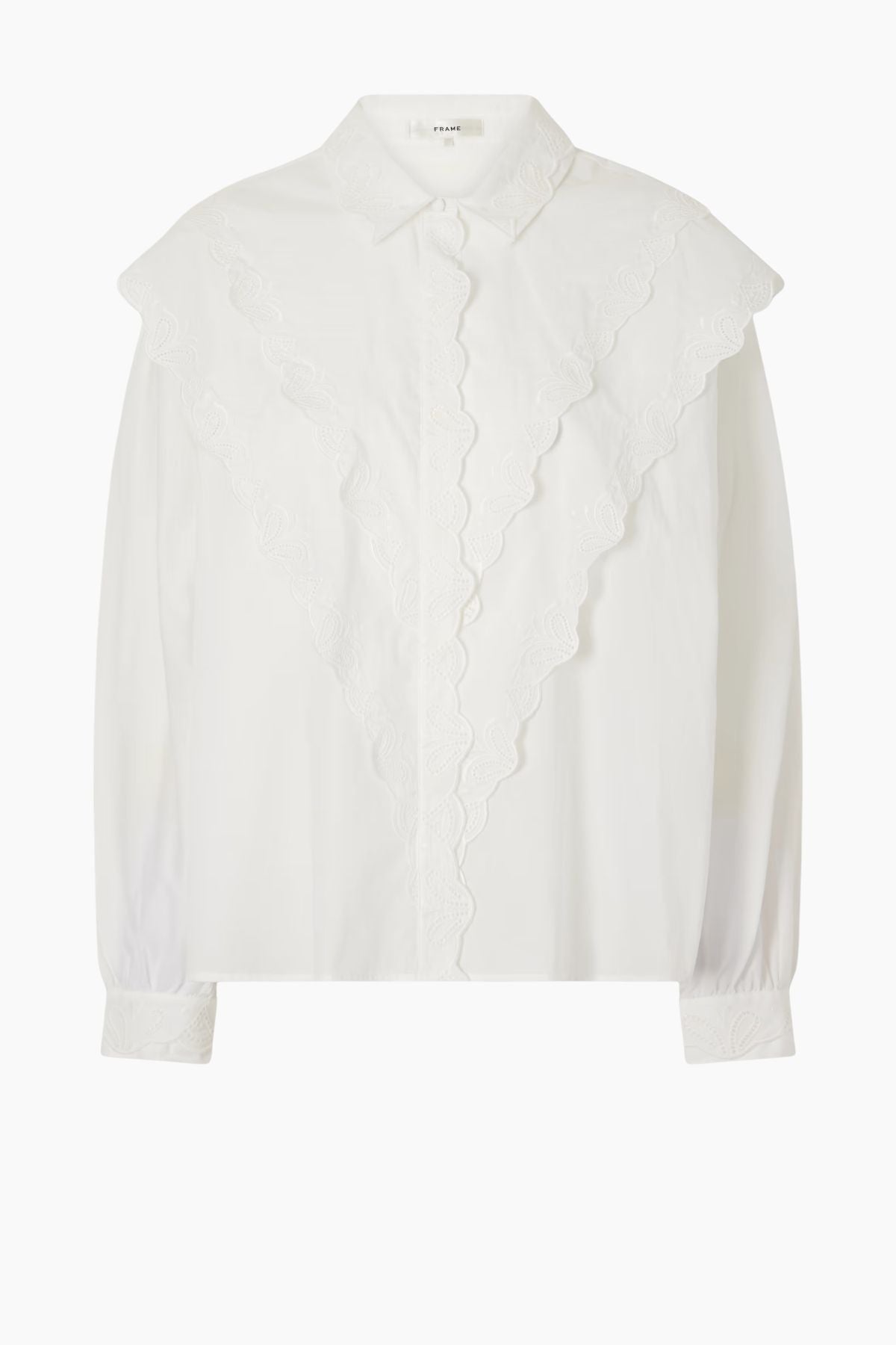 FRAME Denim The Equestrian Shirt - White