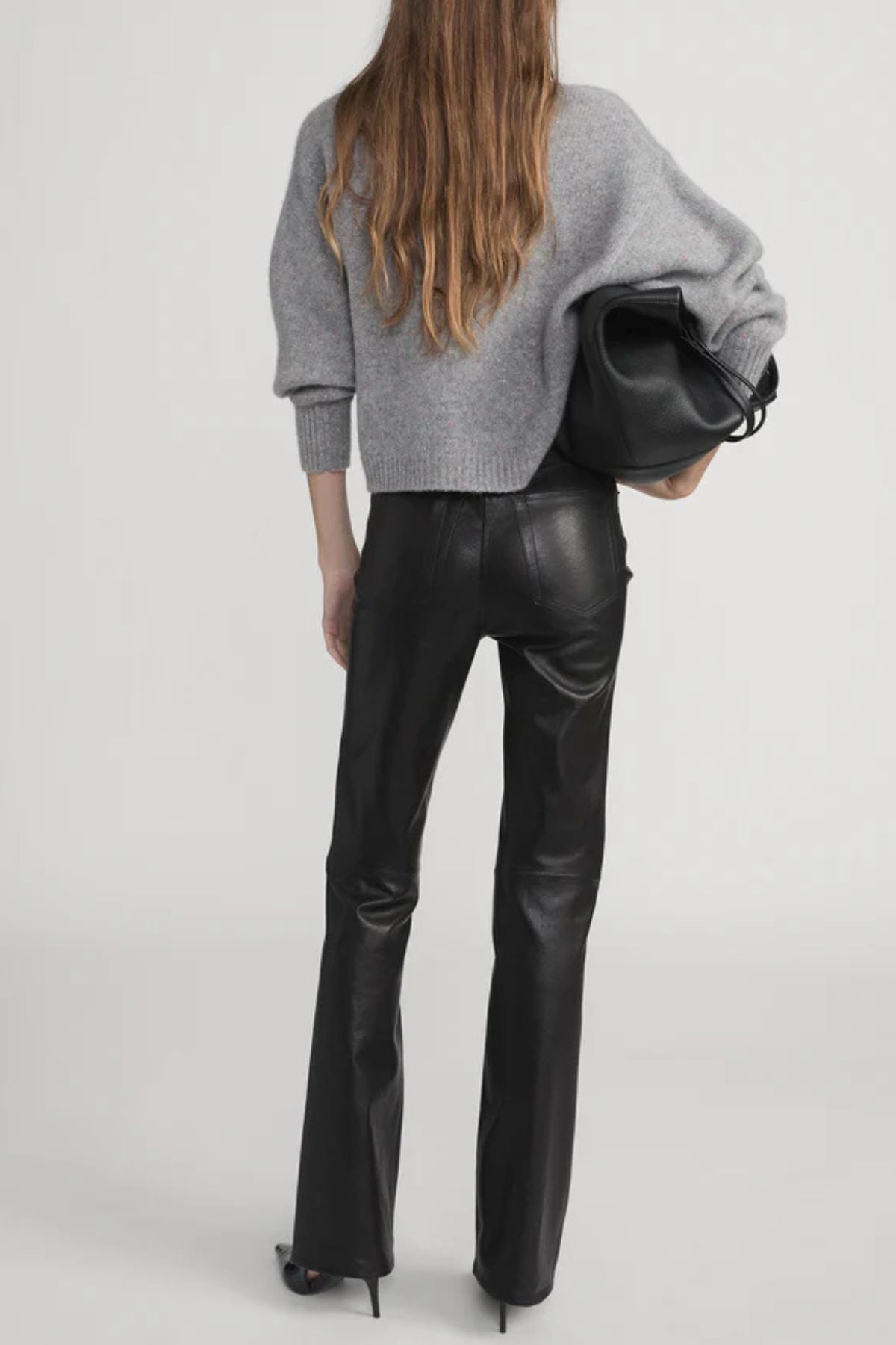 Frame Denim The Cashmere Fleck Cardigan - Silver