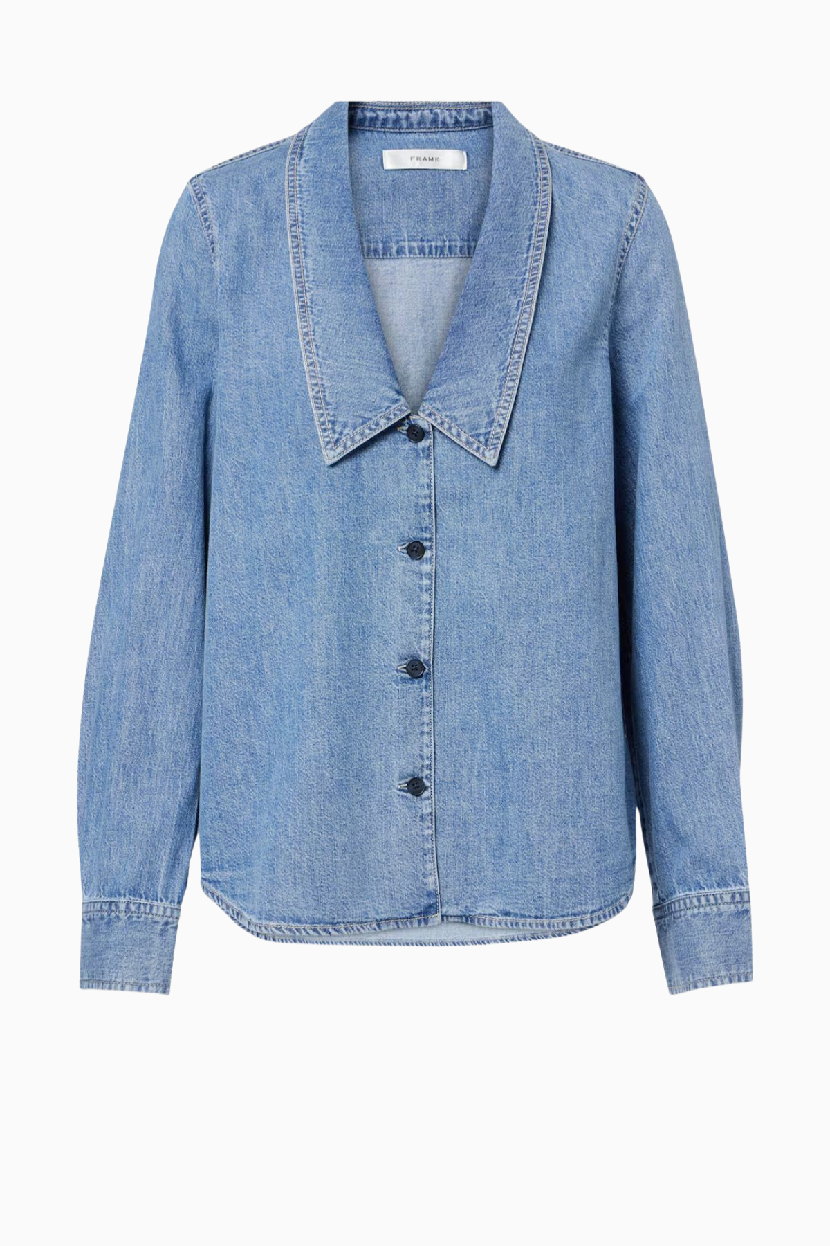 Frame Denim The Low Collar Shirt - Confessional