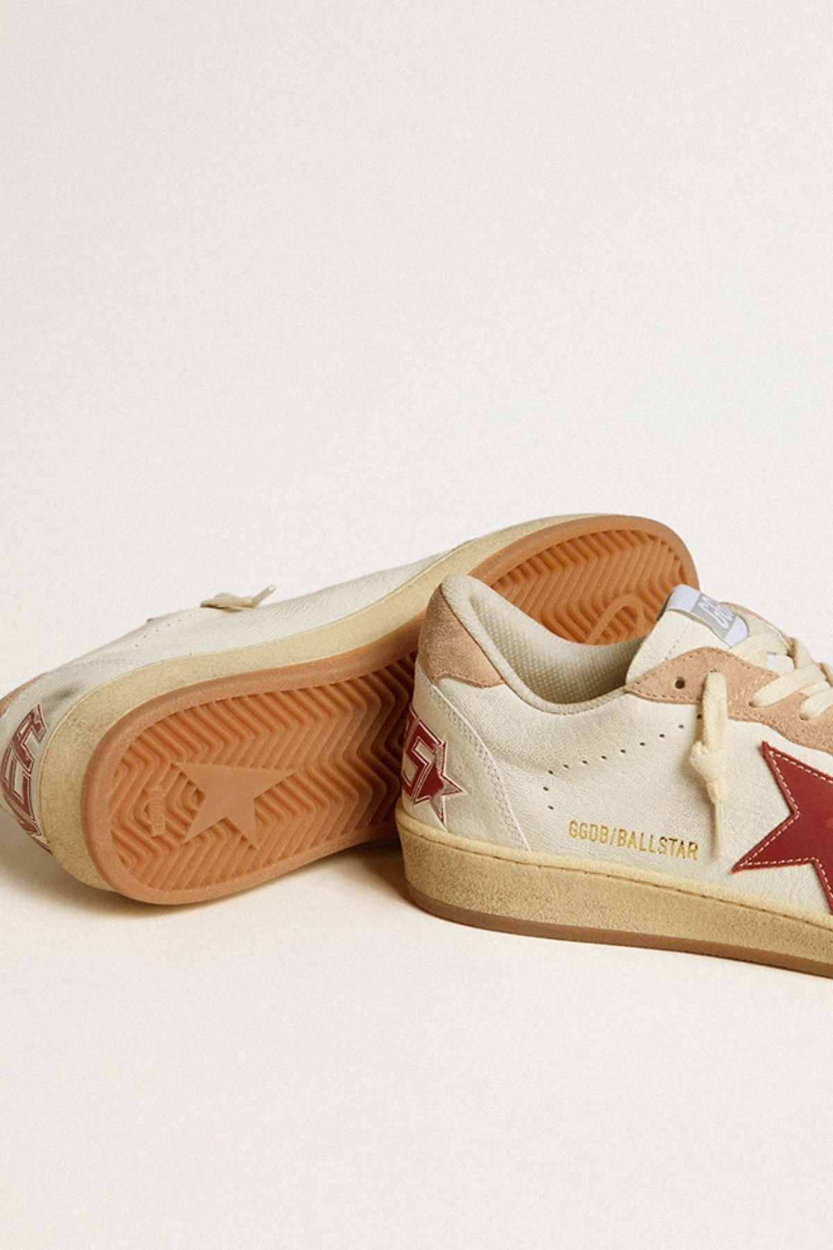 Golden Goose Ball Star Sneaker White/ Red/ Pink