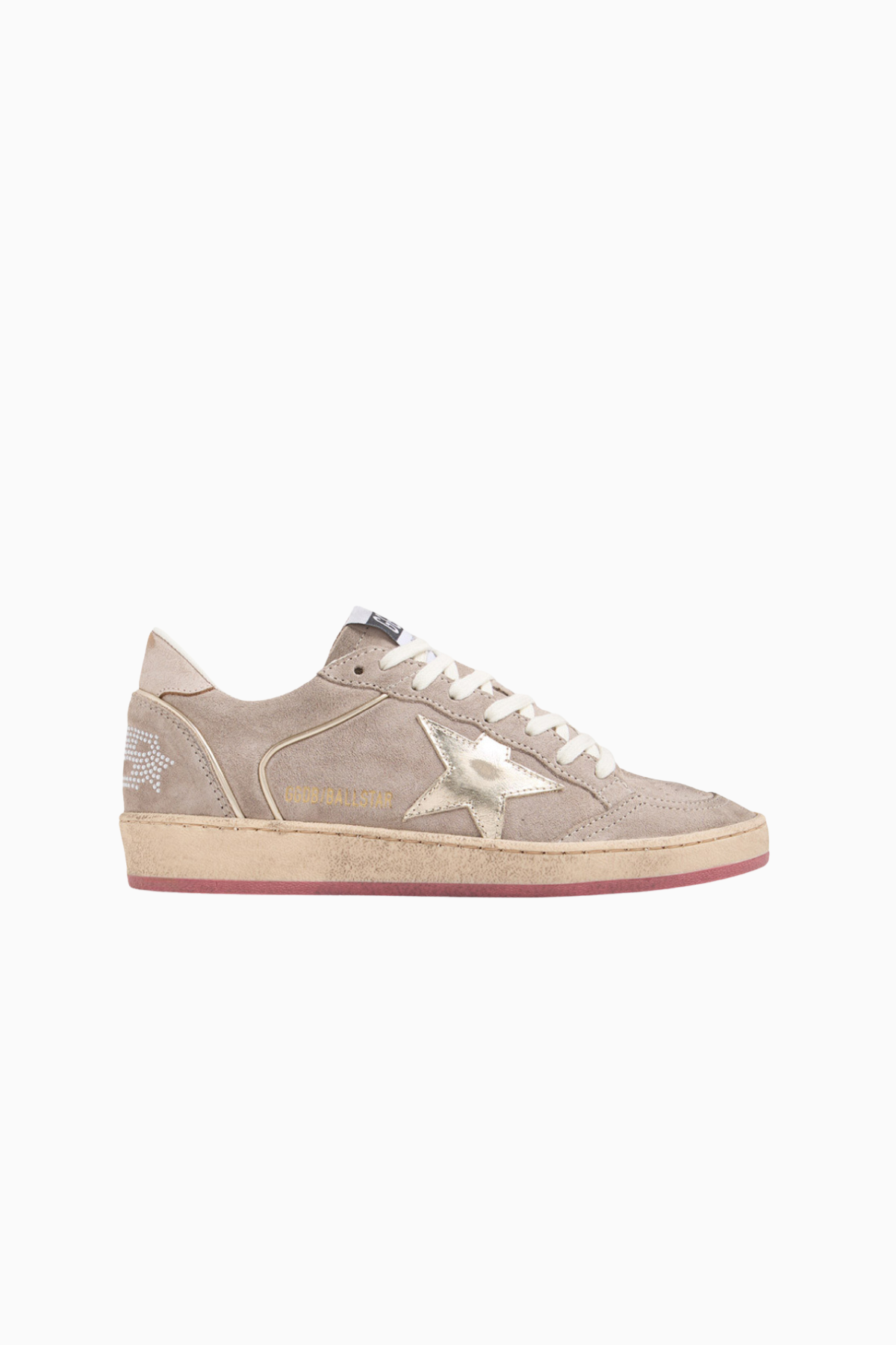 Golden Goose Ball Star - Taupe/ Platinum/ Beige