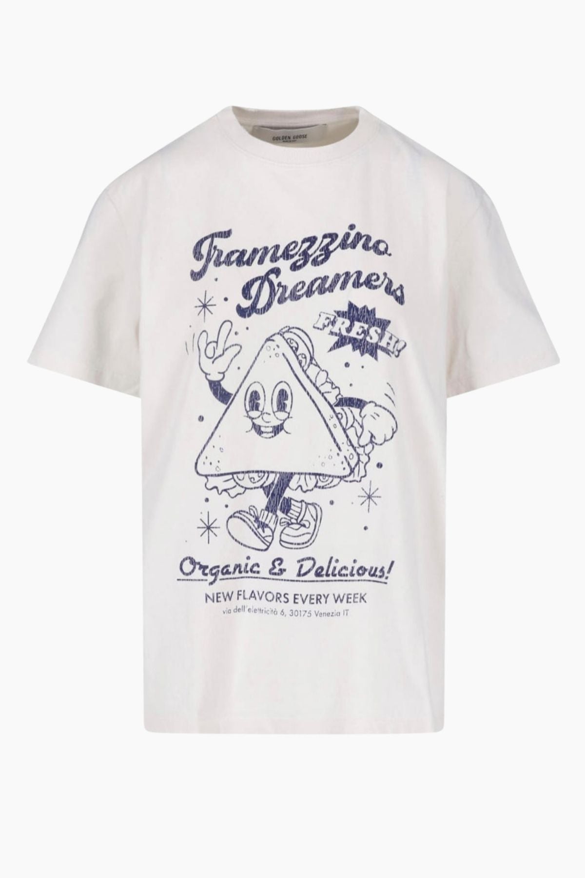 Golden Goose Cotton Jersey T-Shirt - Heritage White