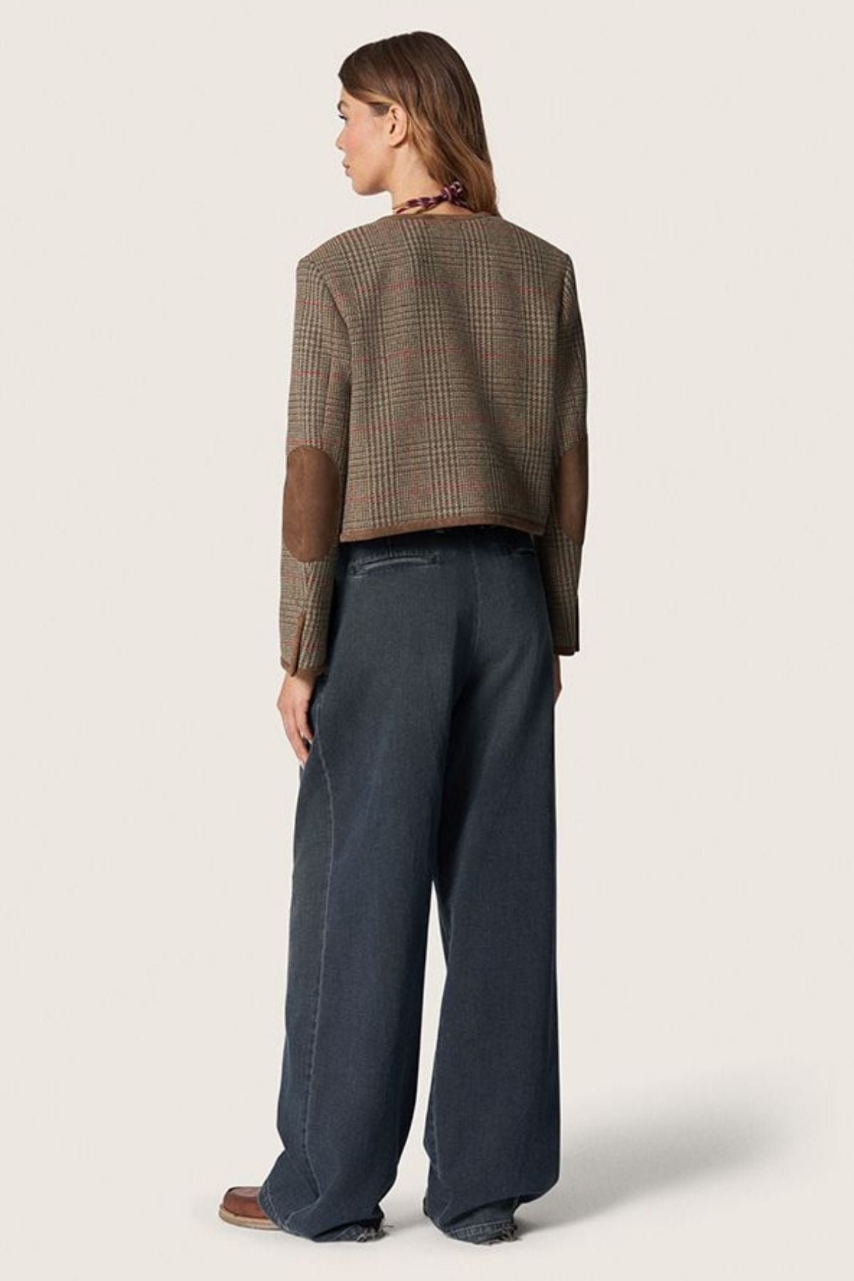 Golden Goose Flavia Wide Leg Denim Pant - Blue