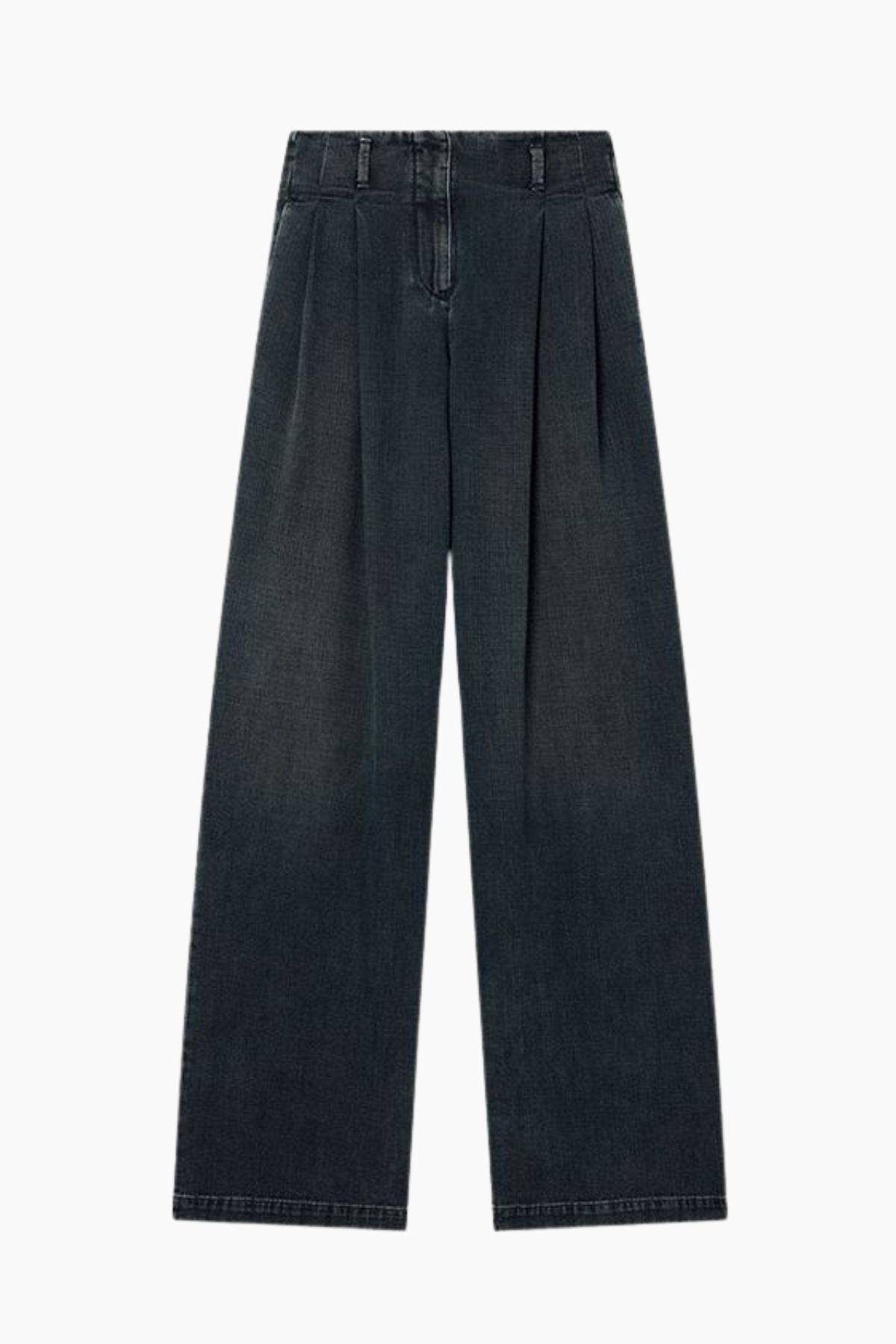 Golden Goose Flavia Wide Leg Denim Pant - Blue