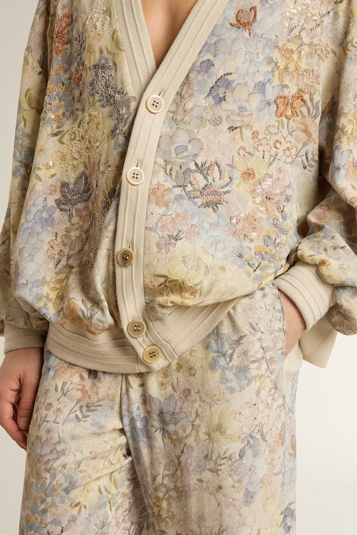 Golden Goose Jogging Pants Printed - Pastel Flowers
