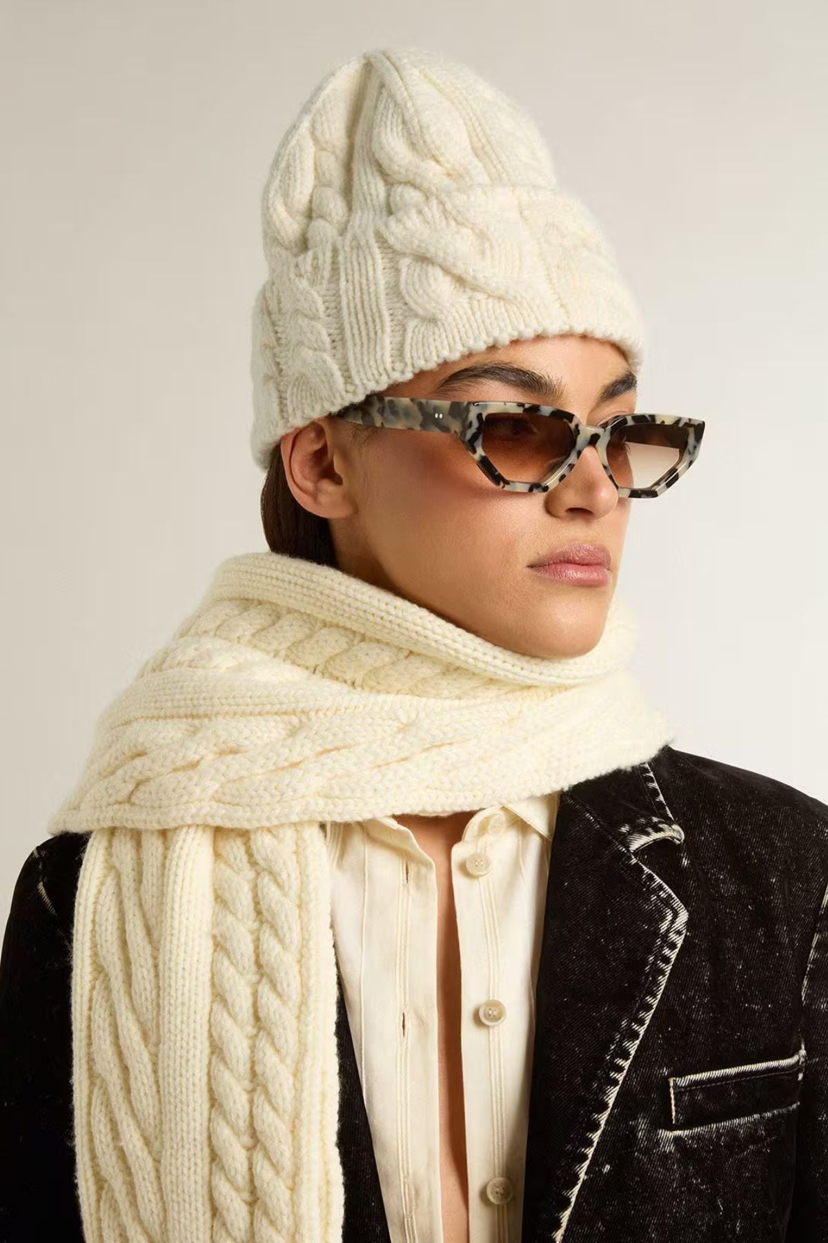 Golden Goose Journey Beanie - Arctic Wolf