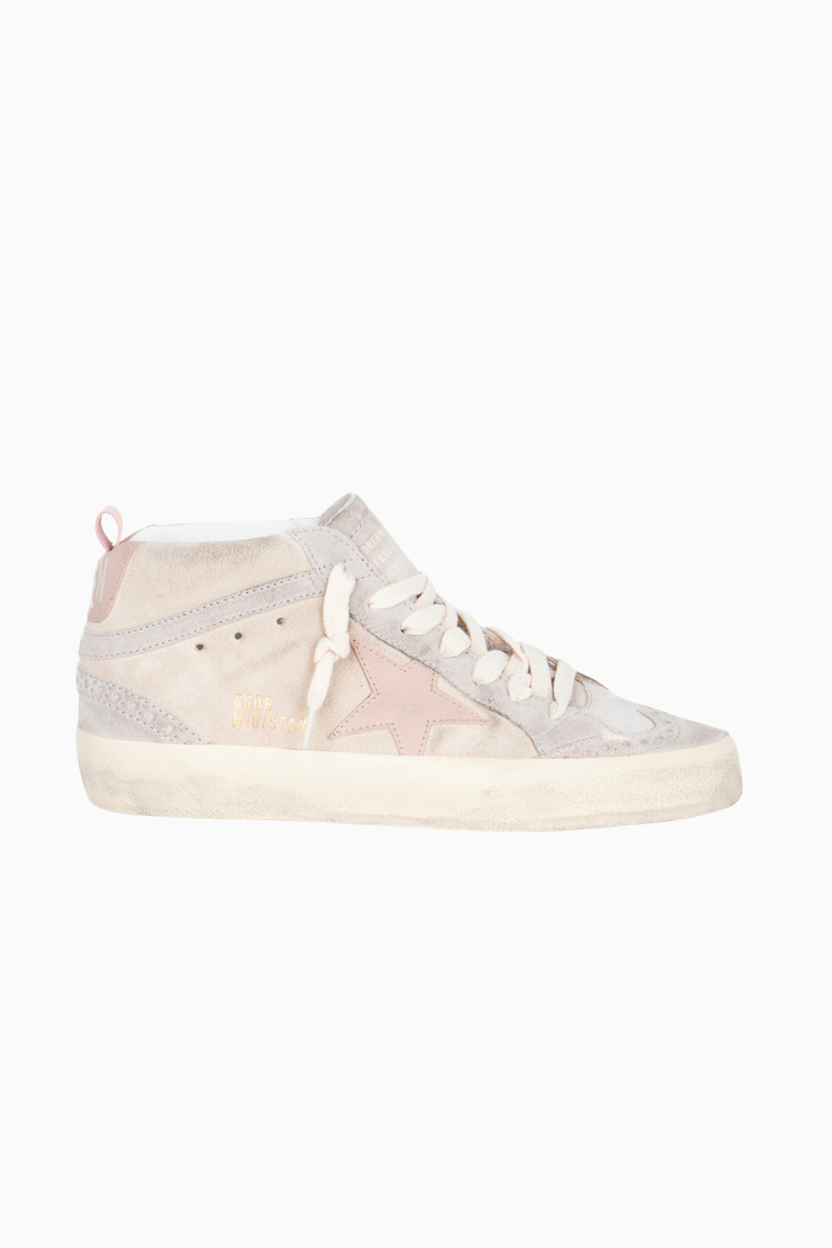 Golden Goose Mid Star - Beige/ Grey/ Rose Dust