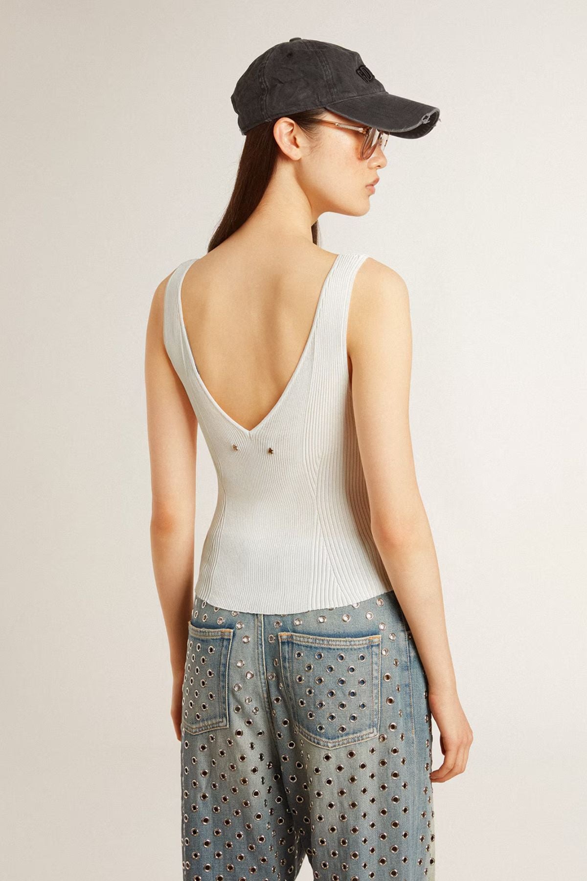Golden Goose Norma Tank  - Heritage White