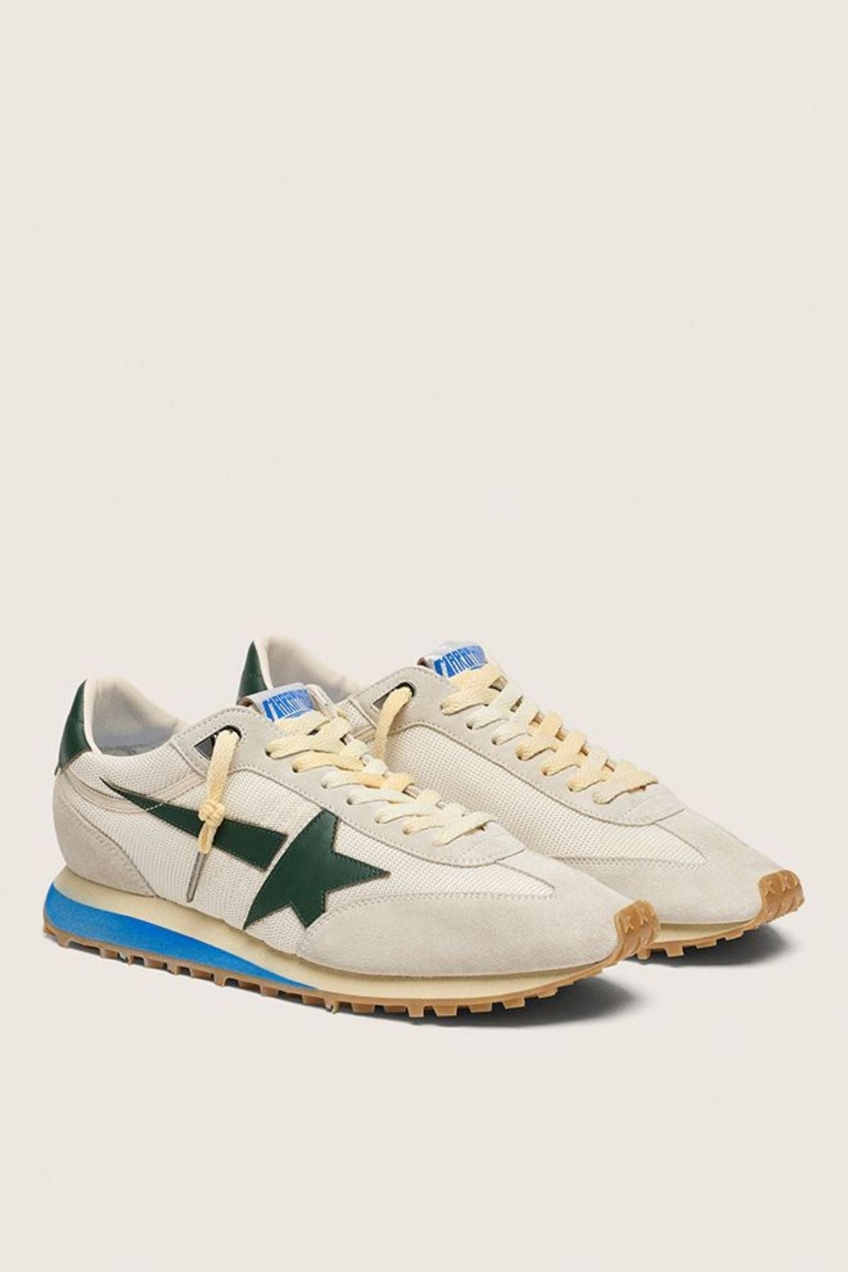 Golden Goose Running Marathon - Beige/ Grey/ Green