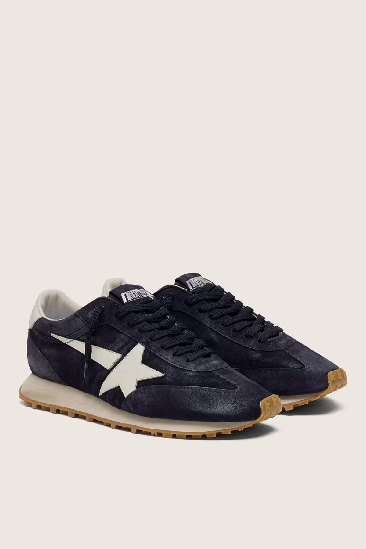 Golden Goose Running Marathon Suede - Blue/ Milk