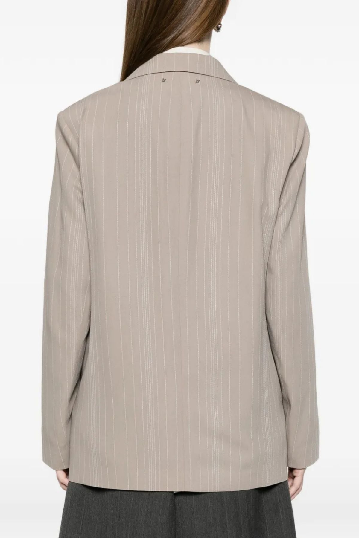 Golden Goose Blazer Pinstripes - Roasted Cashew
