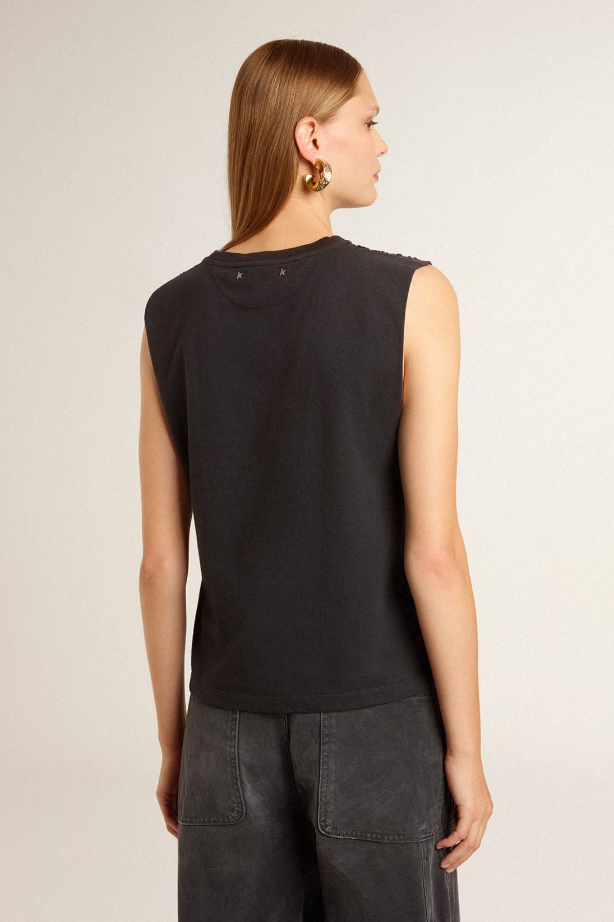 green emerald velvet dress Moschino - Goose Organic Cotton Jersey Dress - Black