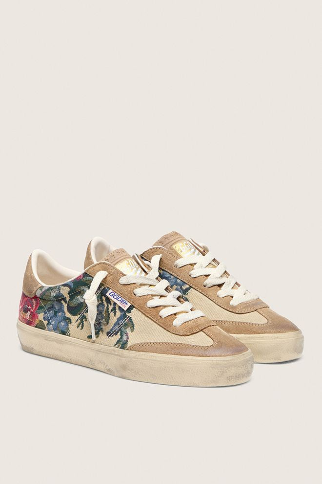 Golden Goose Soul Star Canvas - Multi/ Tobacco