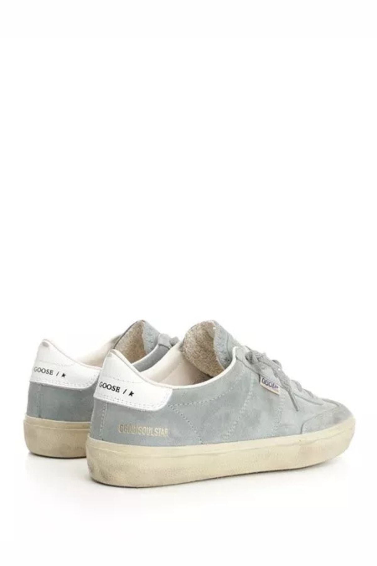 Golden Goose Soul Star Suede Grey/ White