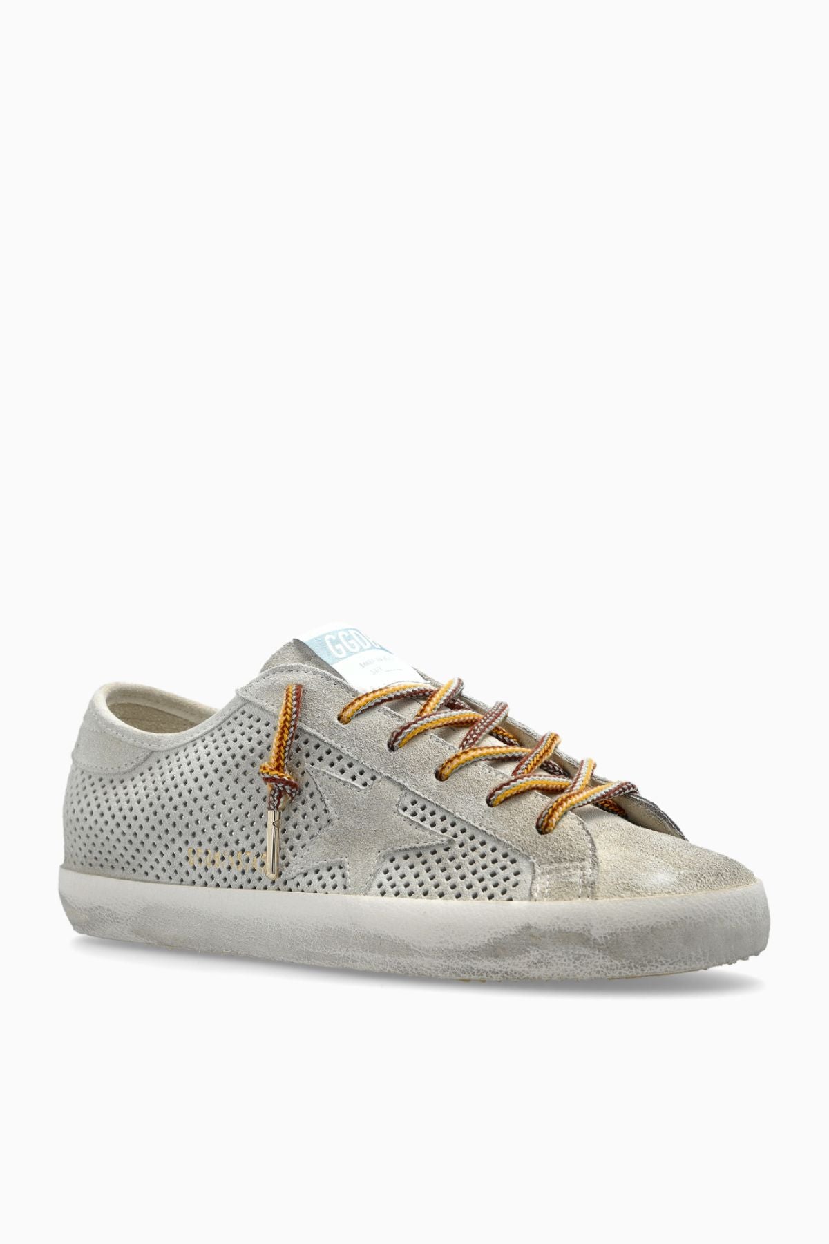 Golden Goose Super Star Forated Suede - Grey