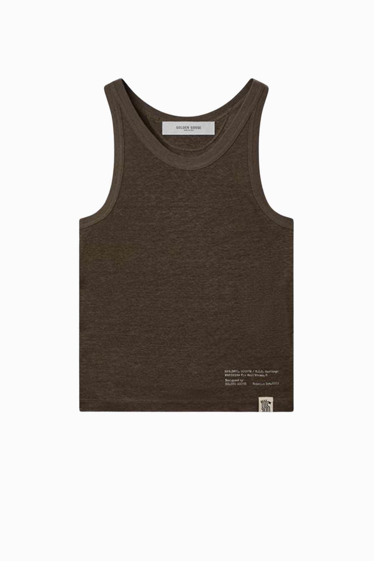 Golden Goose Tank Top Jersey - Sea Turtle