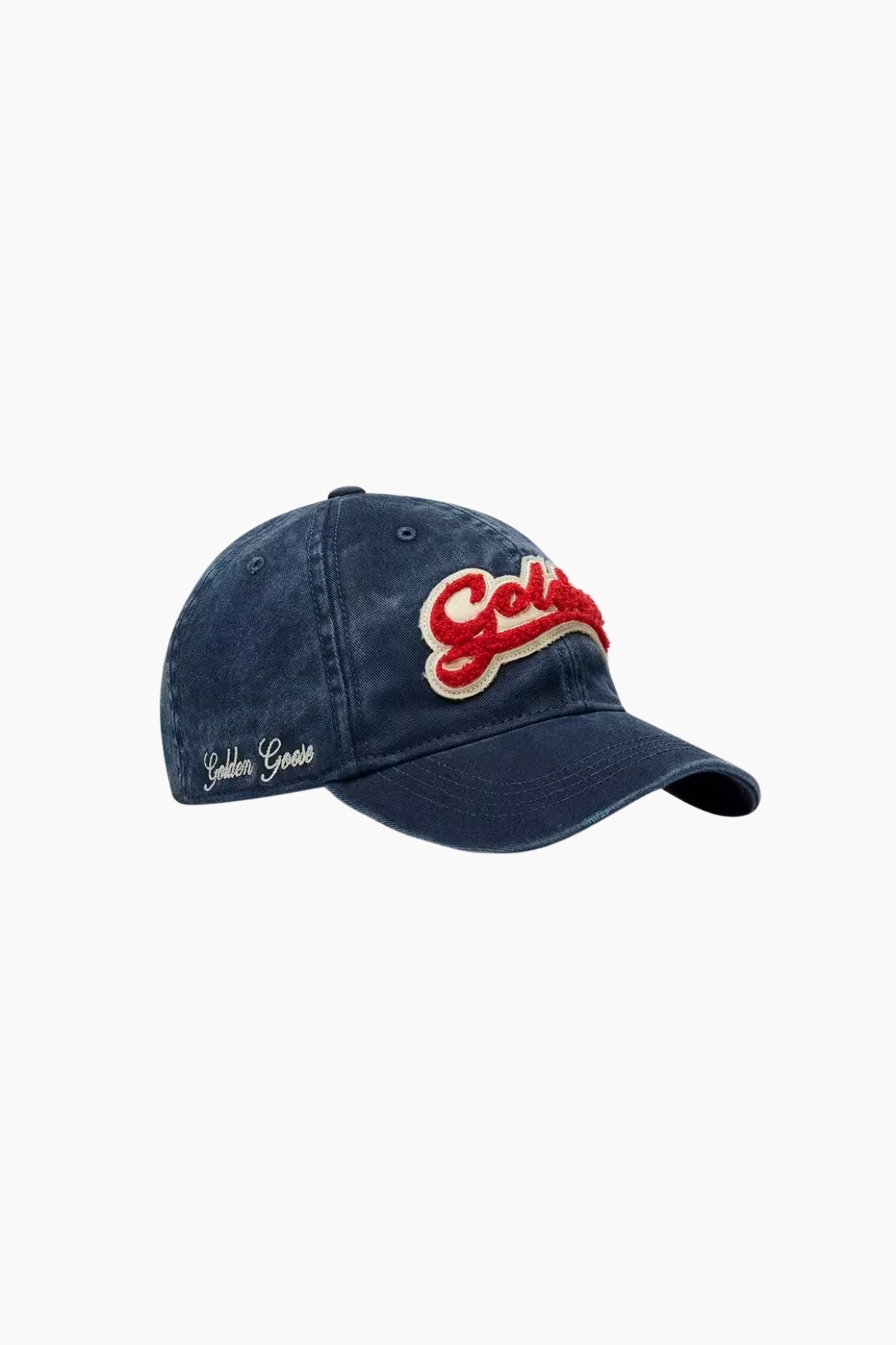 Golden Goose Washed Cotton Twill Baseball Cap - Dress Blue