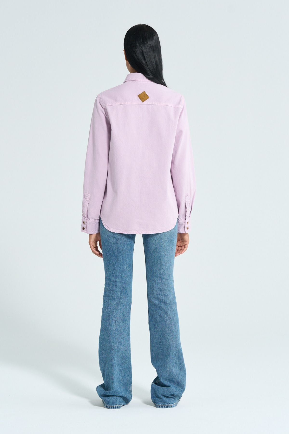 Tシャツ・カットソー HAIKURE WANDA MEDITERRANEAN BLUE (HEW06083DF127L0875 L0875) Haikure Wanda Shirt - Mediterranean Blue – GRACE Melbourne
