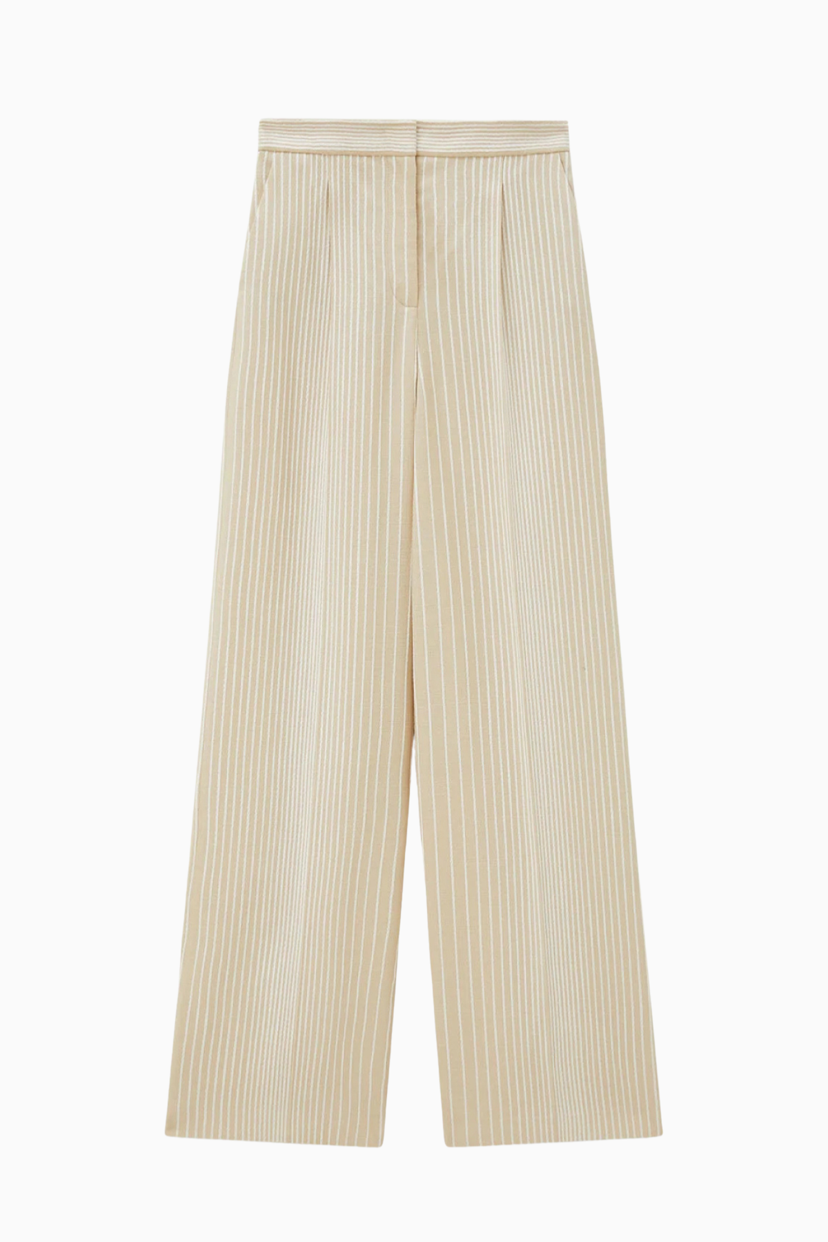Joseph Alanel Embroidered Stripes Trouser - Affogatto Ivory