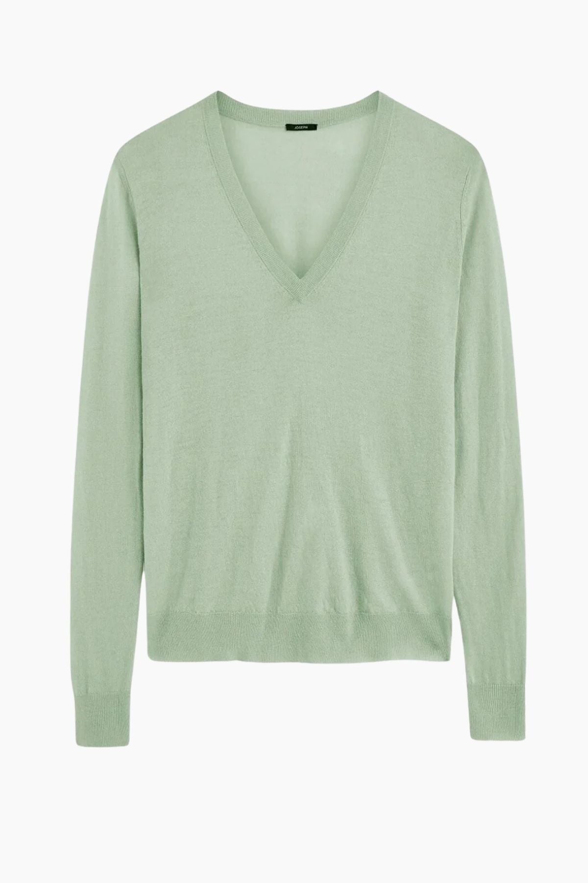 Joseph Cashair V-Neck Jumper - Matcha