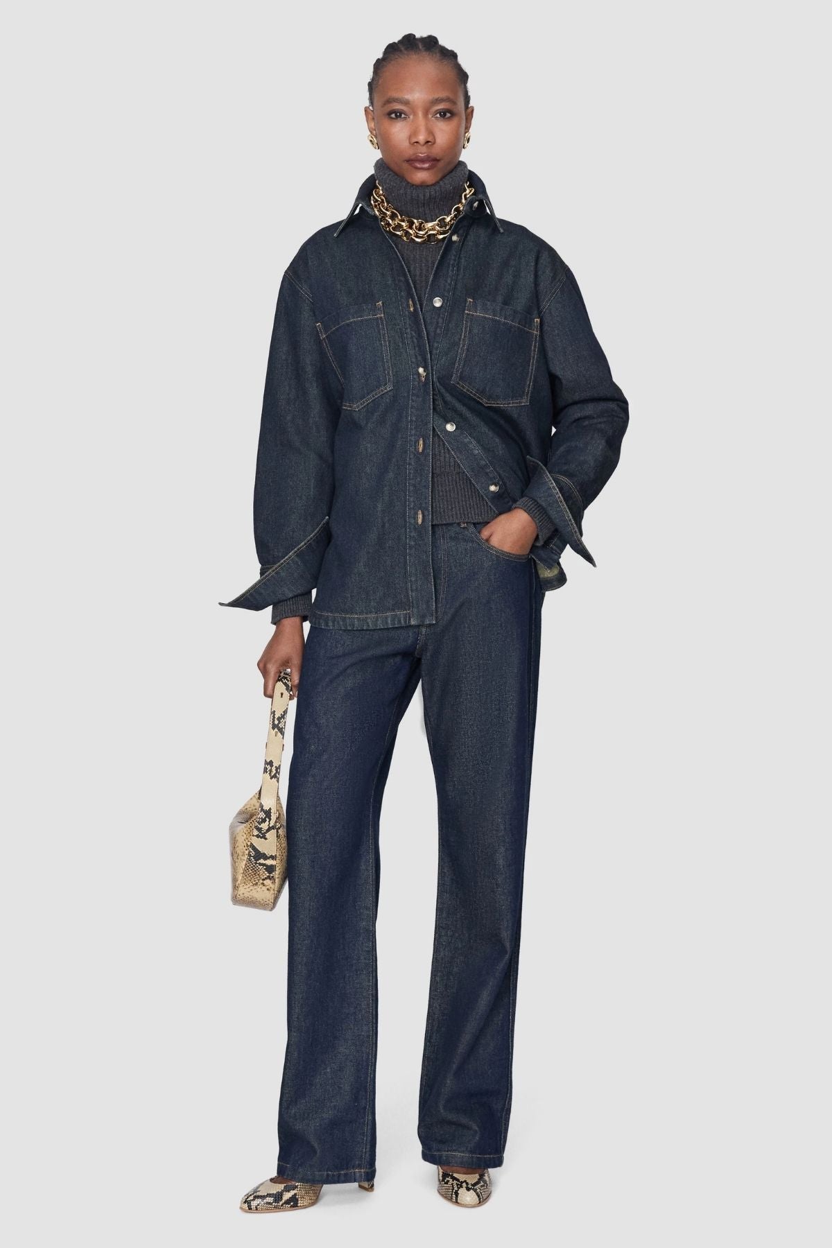 Joseph Idar Denim Shirt - Deep Indigo