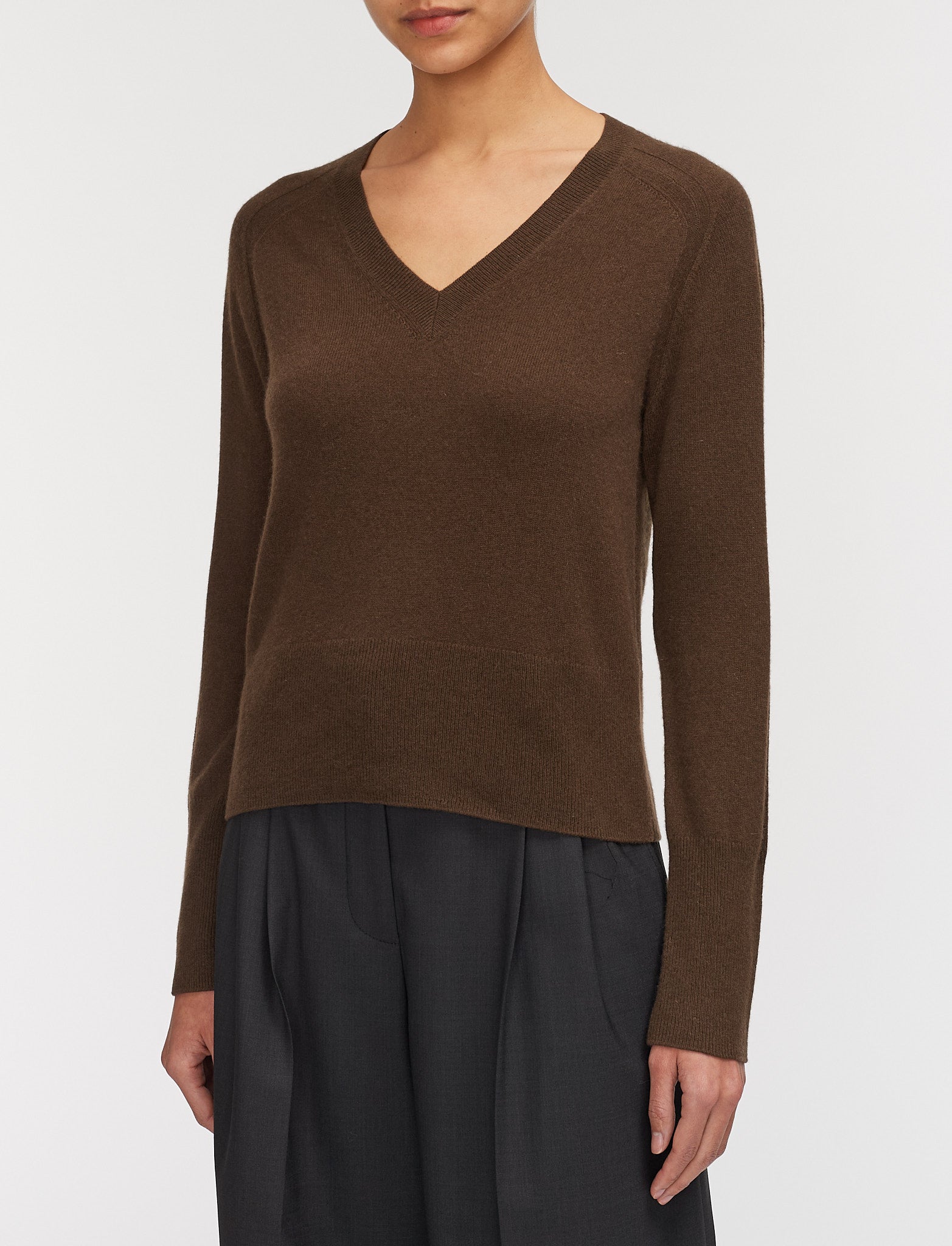 Joseph Lucille Top Light Cashmere - Cement Melange