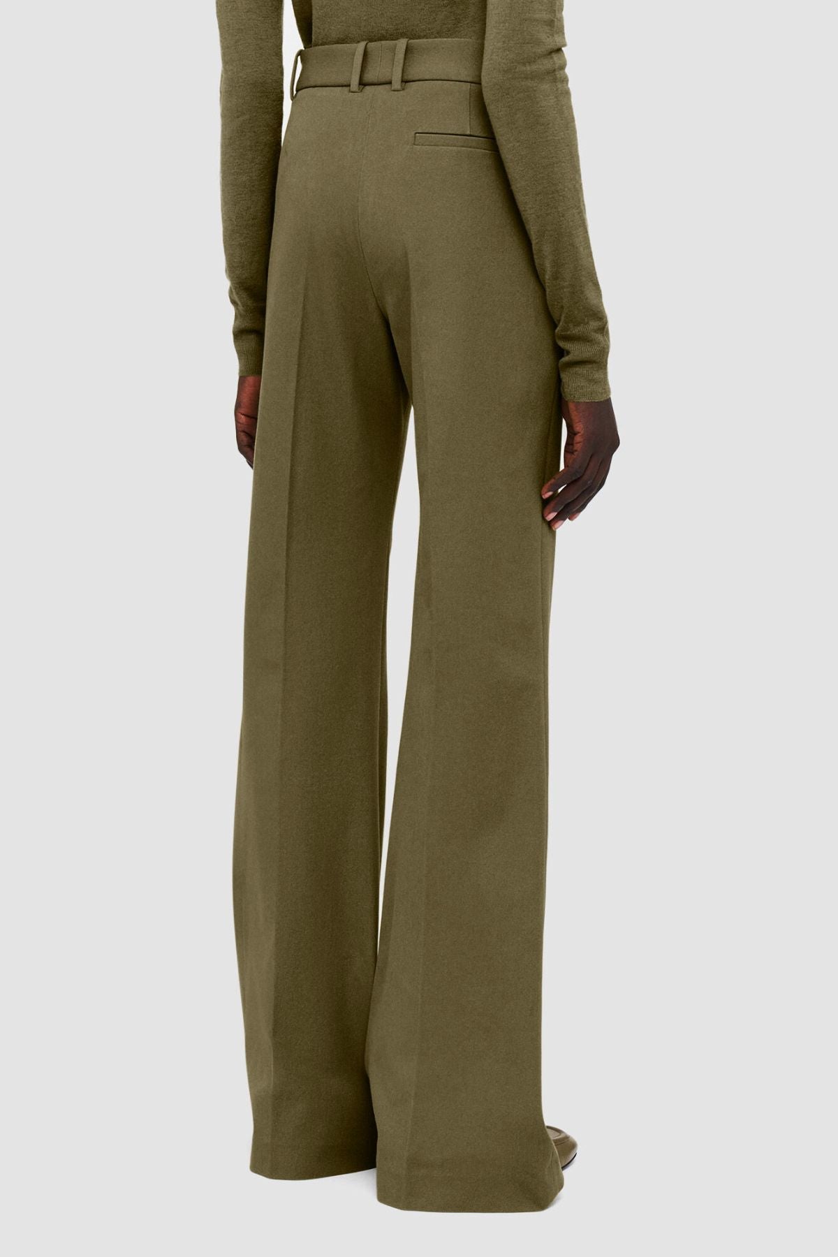 Joseph Stretch Tafira Pant - Dark Olive