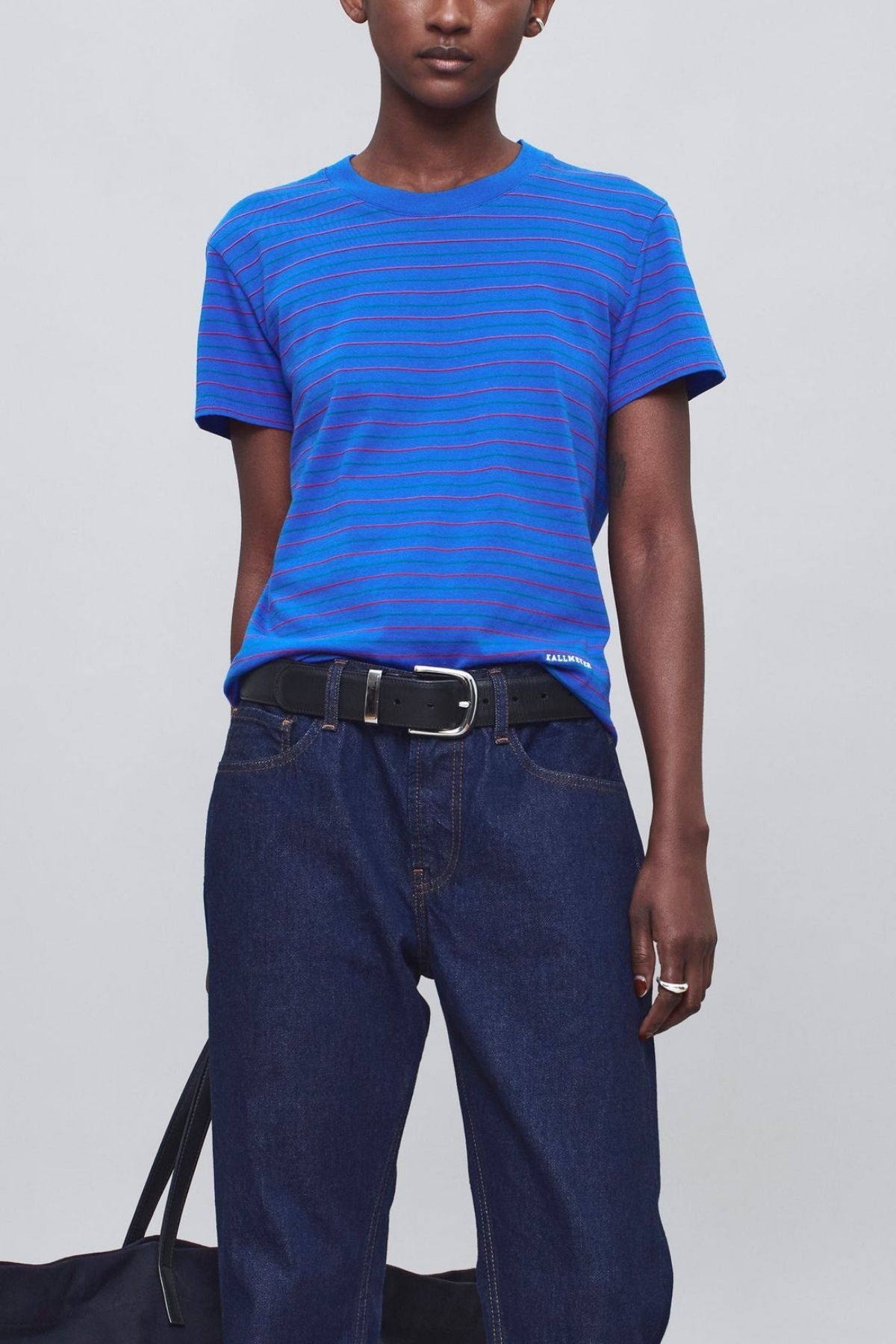 KALLMEYER Kenzie T-Shirt - Cobalt Multi Stripe