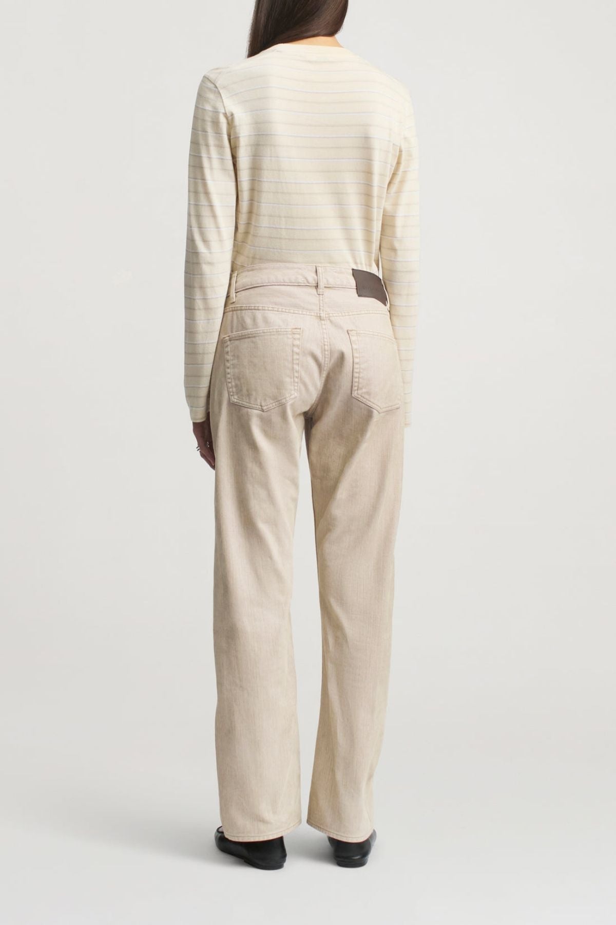 KALLMEYER Wynn LS T-Shirt - Ecru Stripe