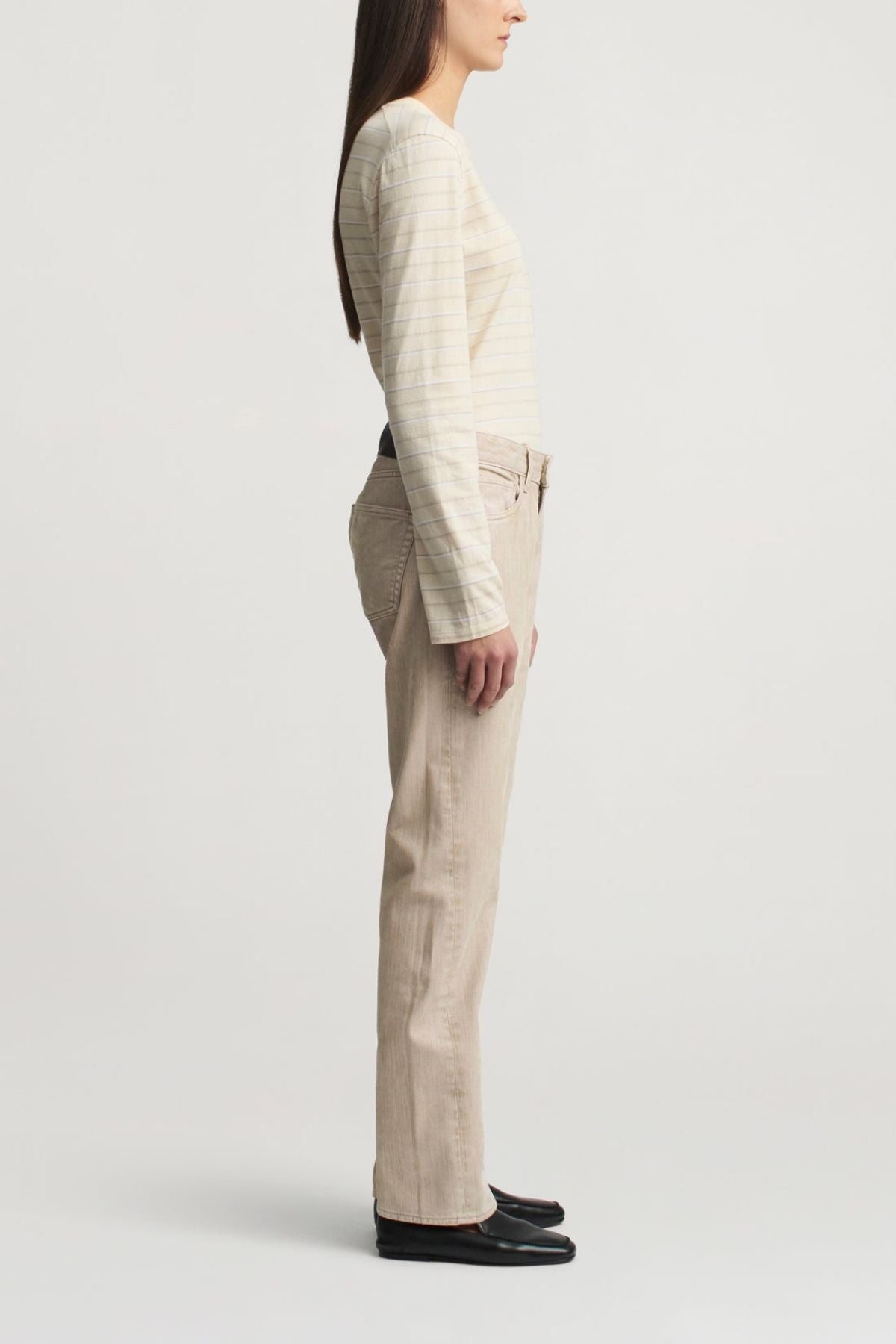 KALLMEYER Wynn LS T-Shirt - Ecru Stripe