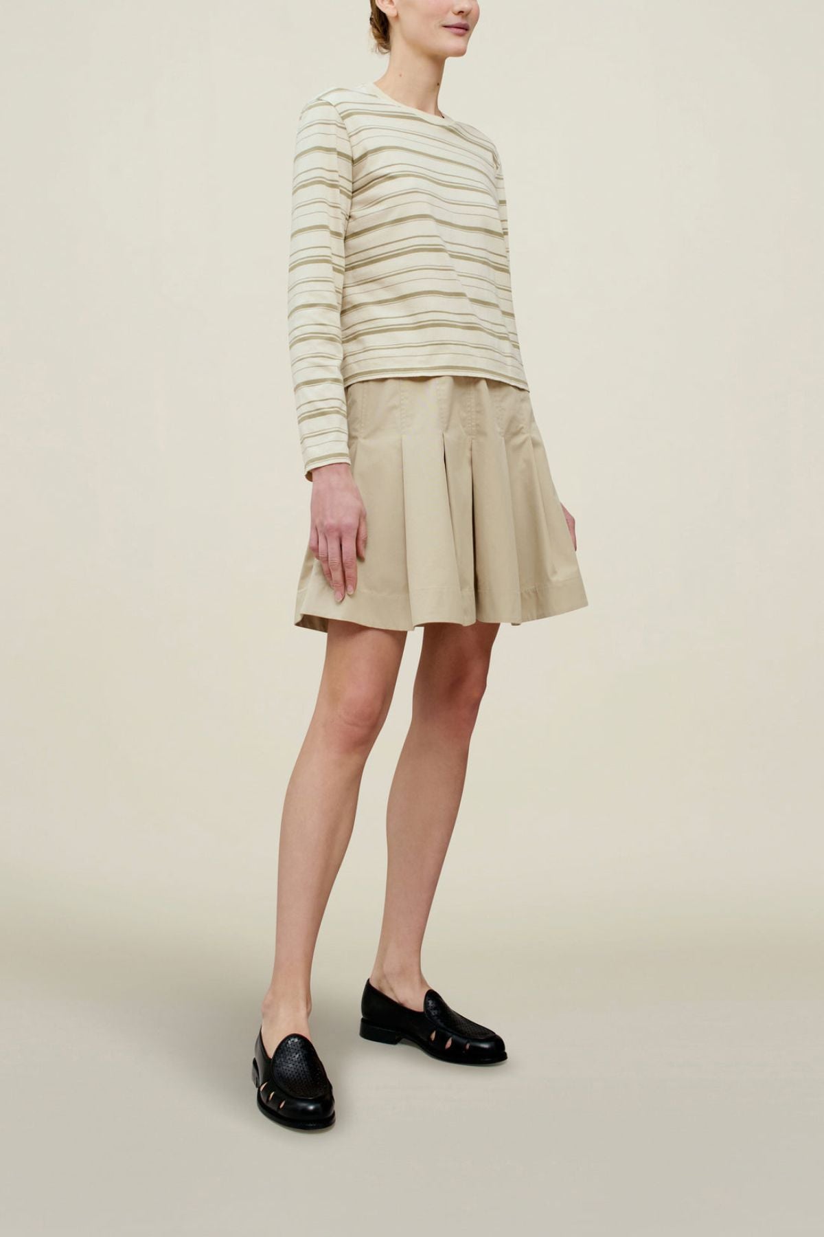 KALLMEYER Wynn LS T-Shirt - Vanilla/ Black