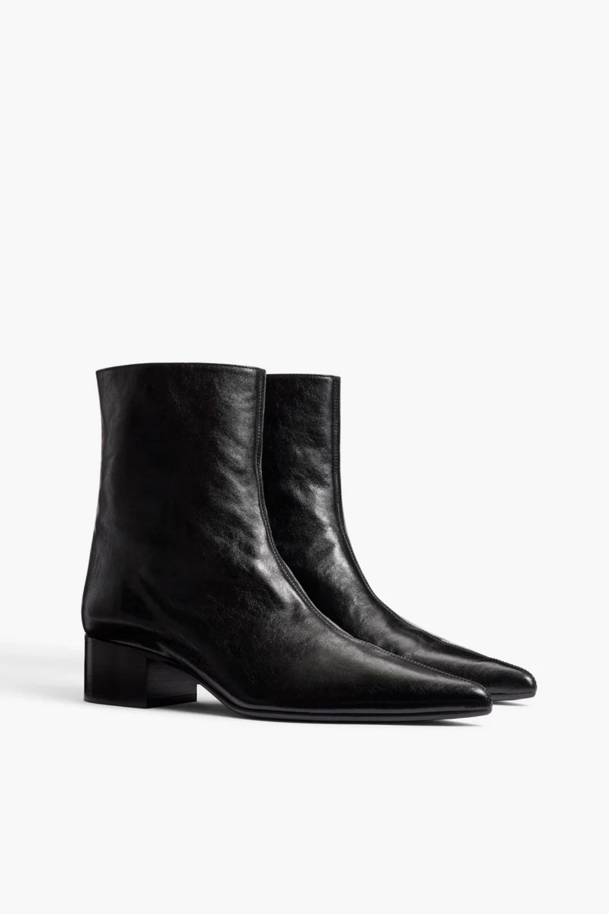 KHAITE Andee Ankle Boot - Black