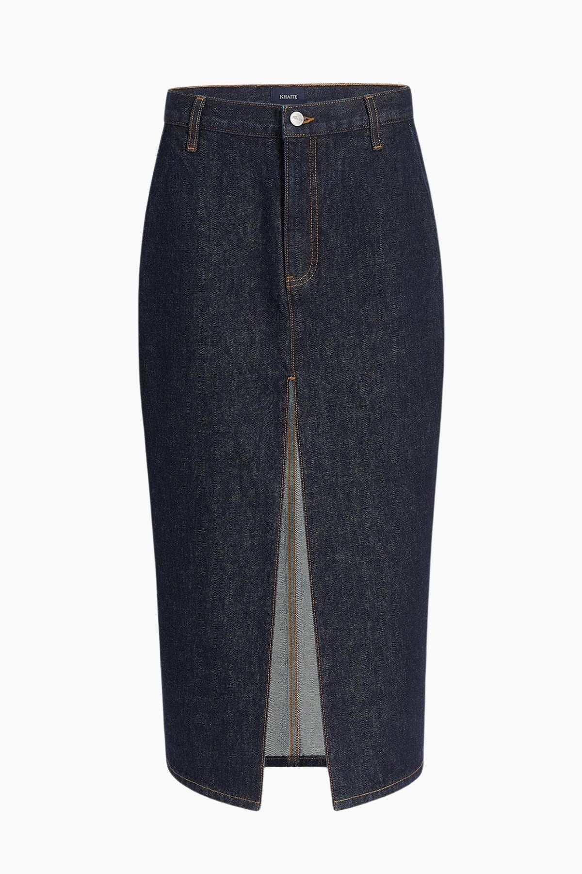 KHAITE Anden Denim Skirt - Benson