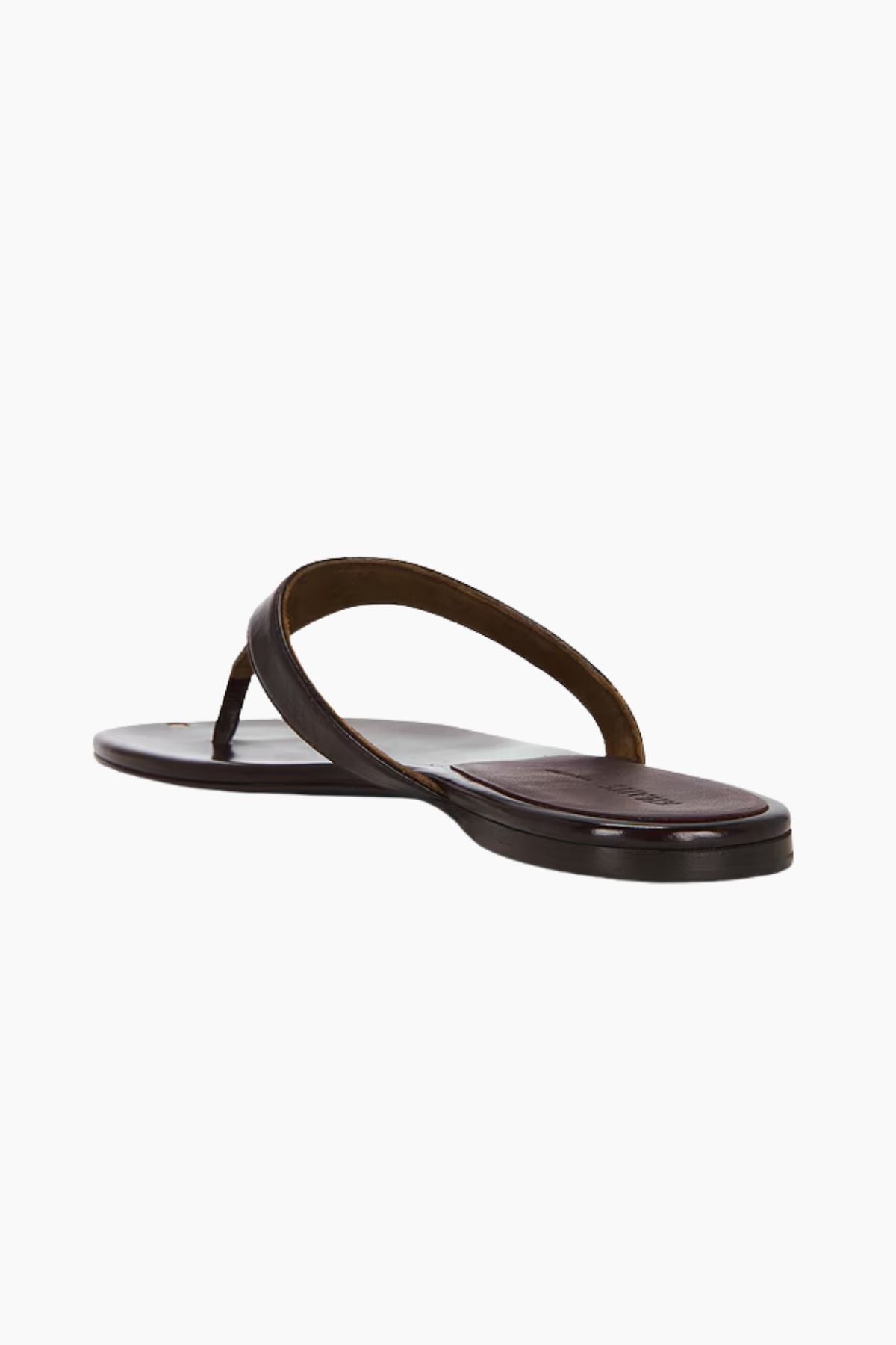 KHAITE Archer Thong Sandal - Bordeaux