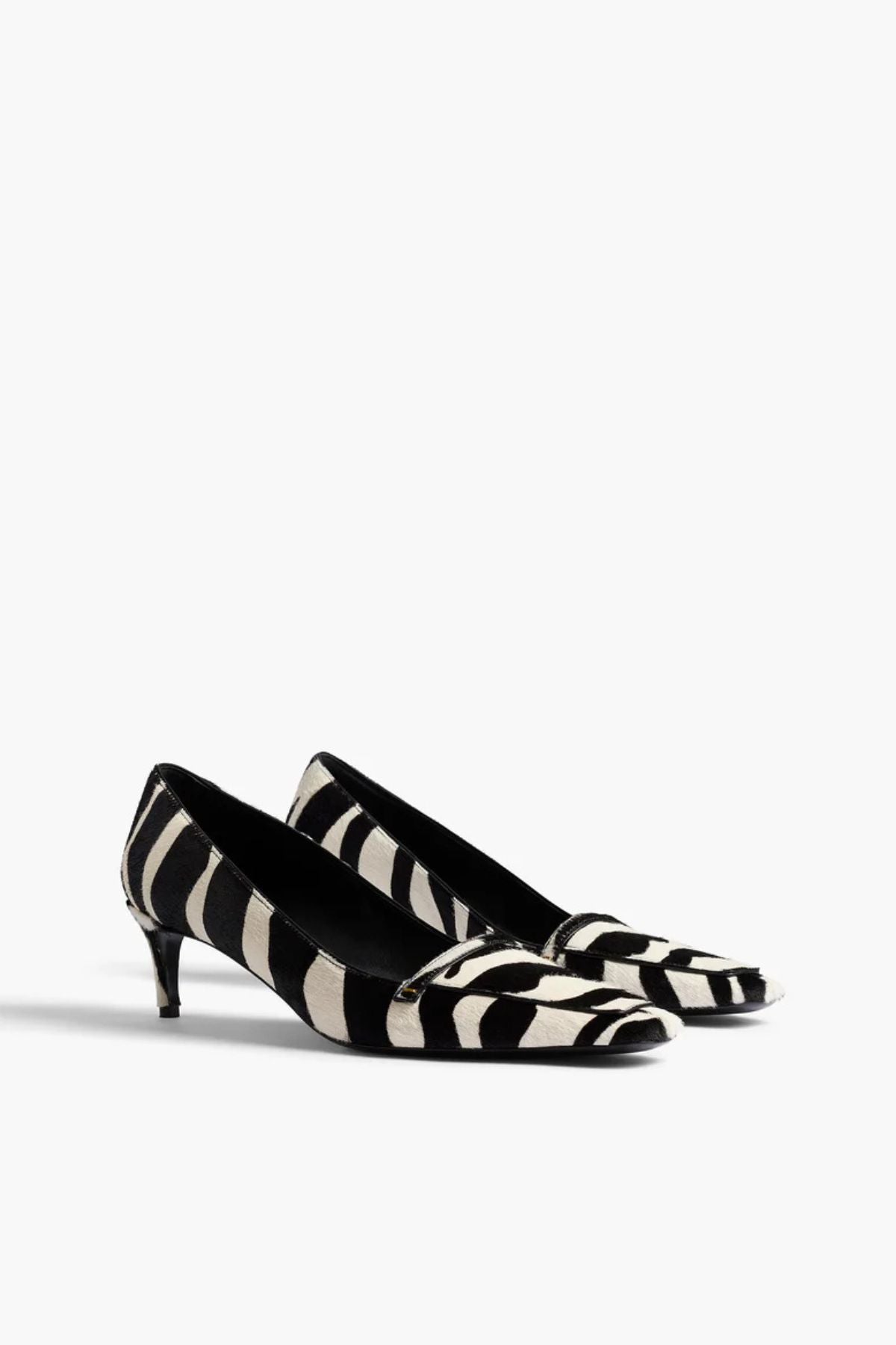 KHAITE Celia Pump 50 - Black/ White