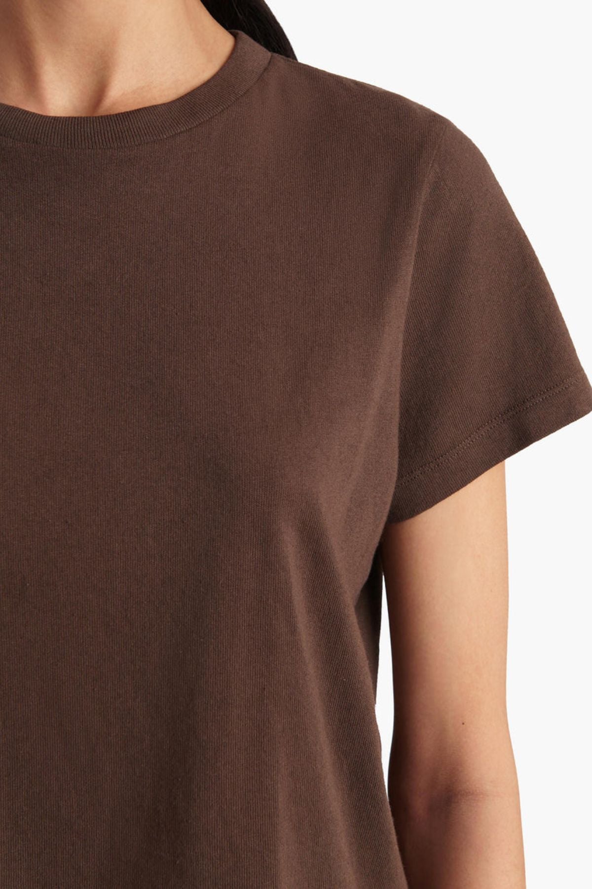 KHAITE Emmylou T-Shirt - Bark