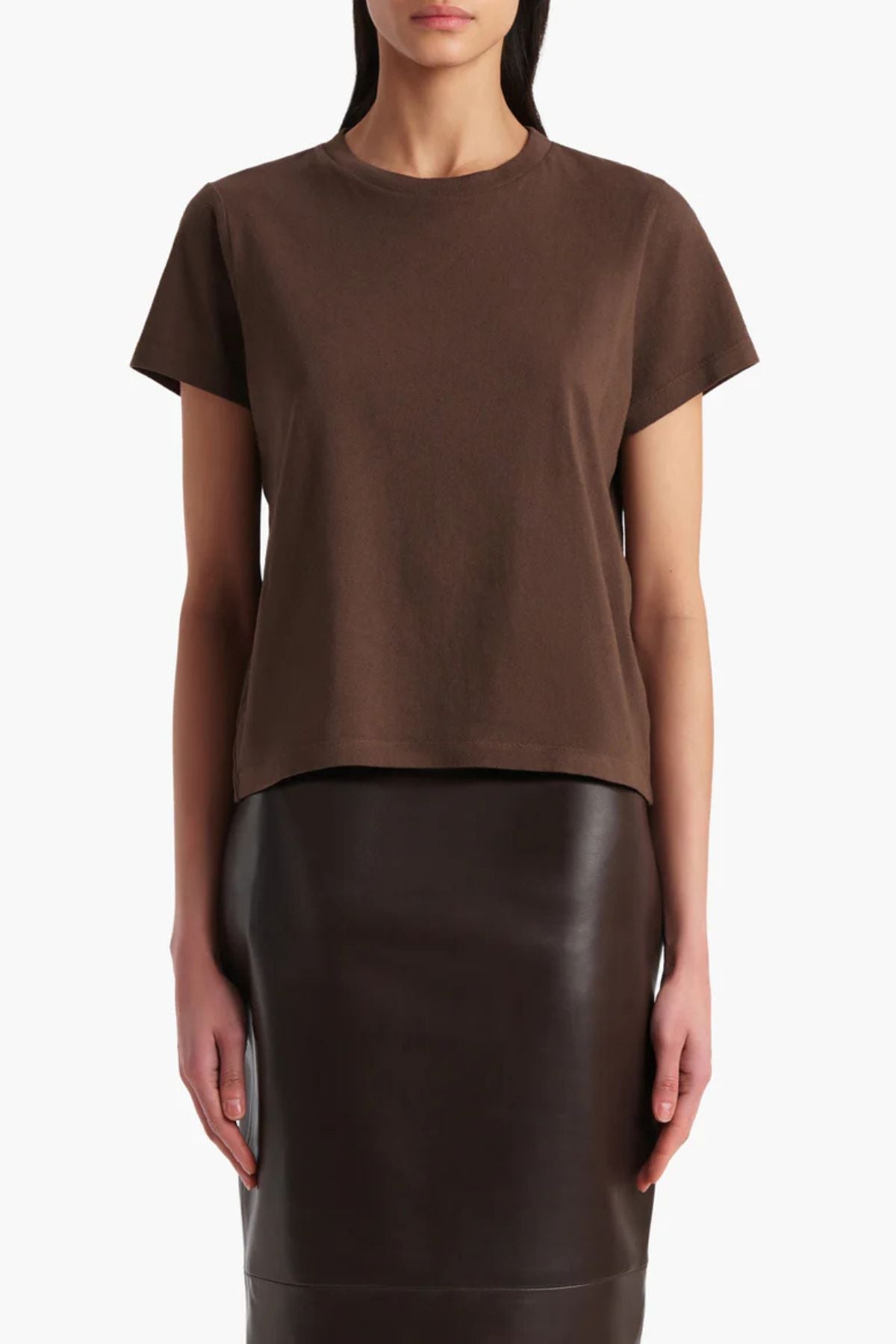 KHAITE Emmylou T-Shirt - Bark