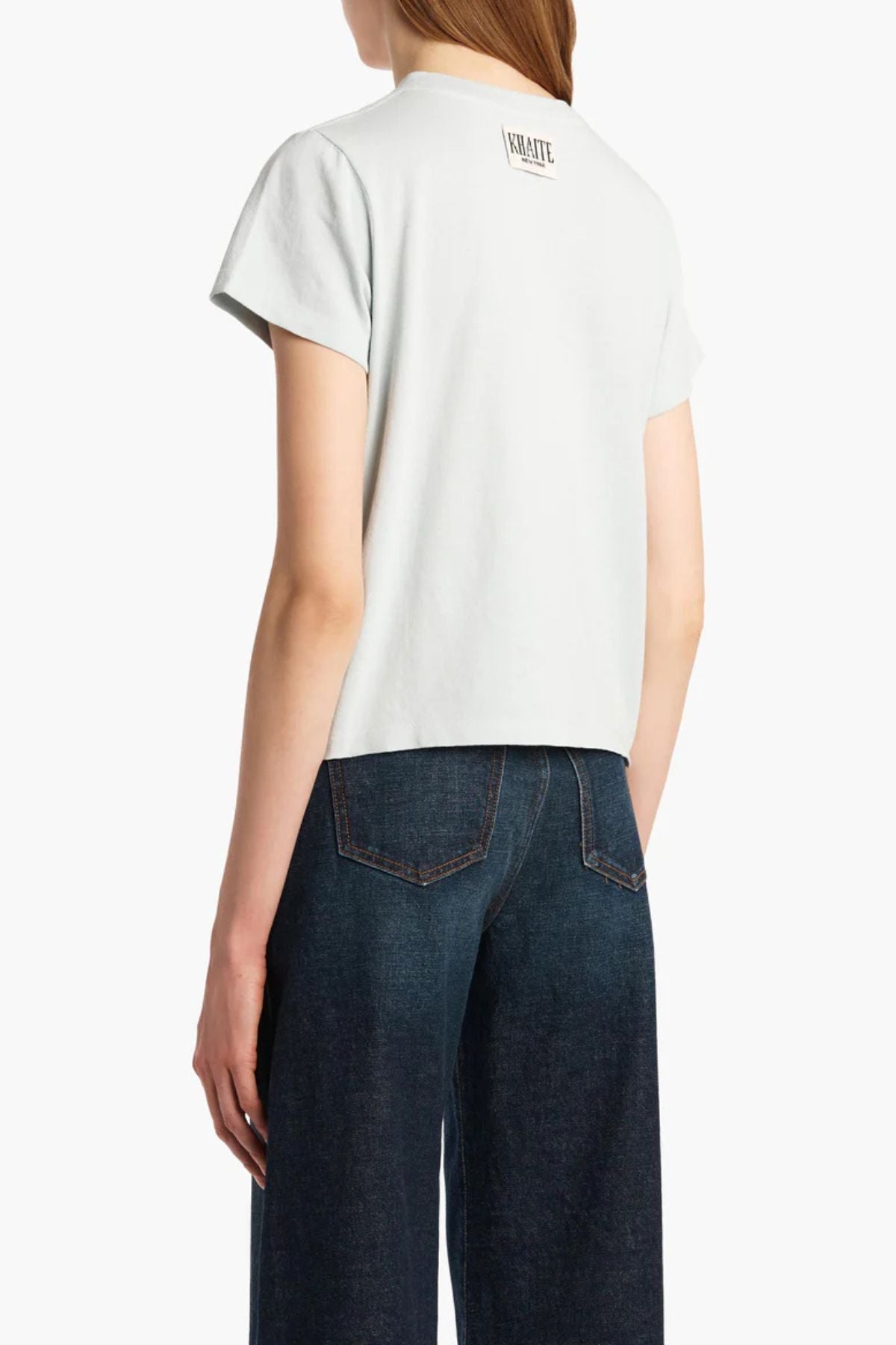 KHAITE Emmylou T-Shirt - Blue Ice