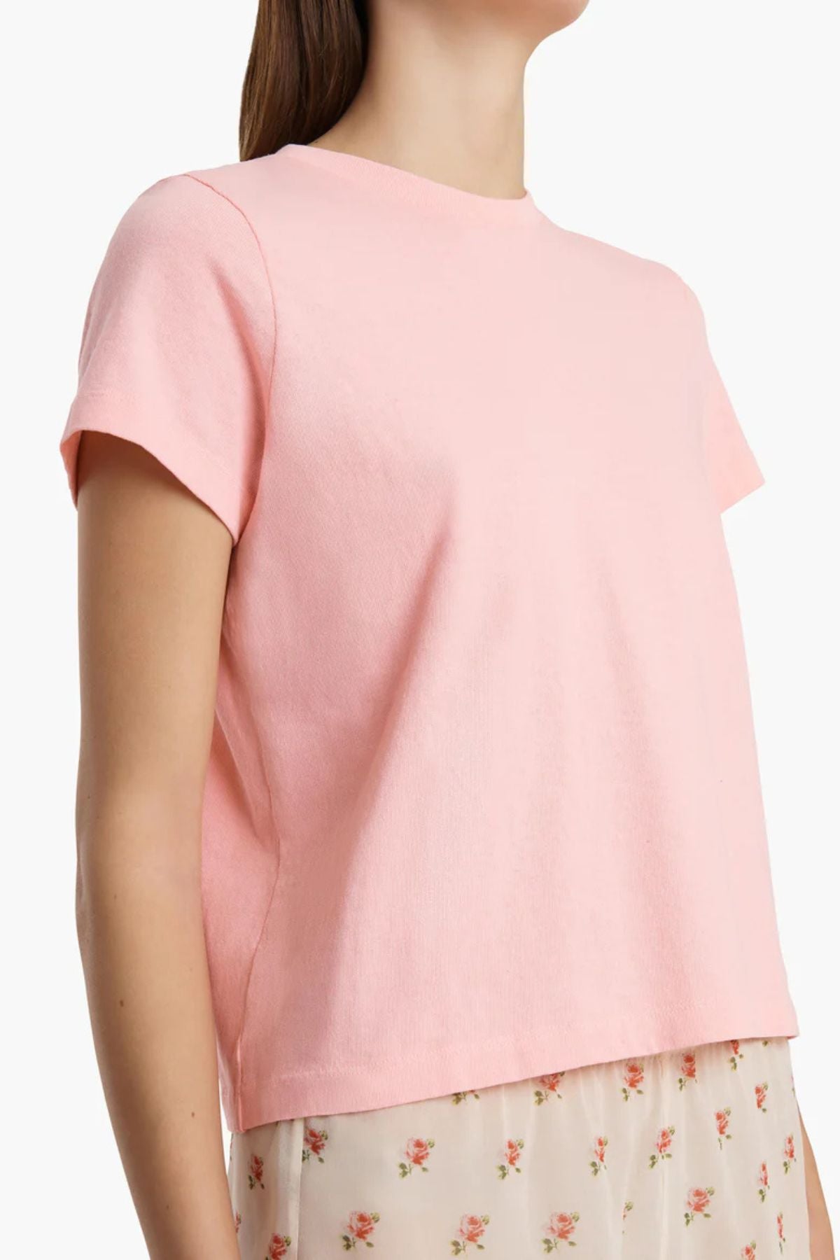 KHAITE Emmylou T-Shirt - Petal