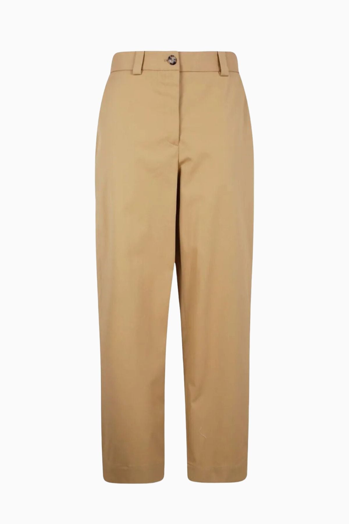 KHAITE Gari Pant Dry Waxed Gabardine - Wheat