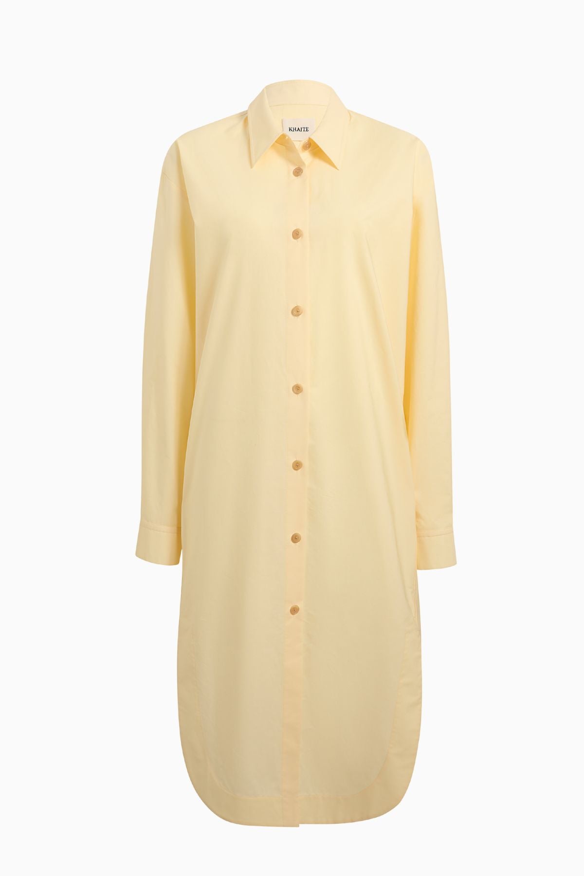 KHAITE Gloria Dress - Pale Yellow
