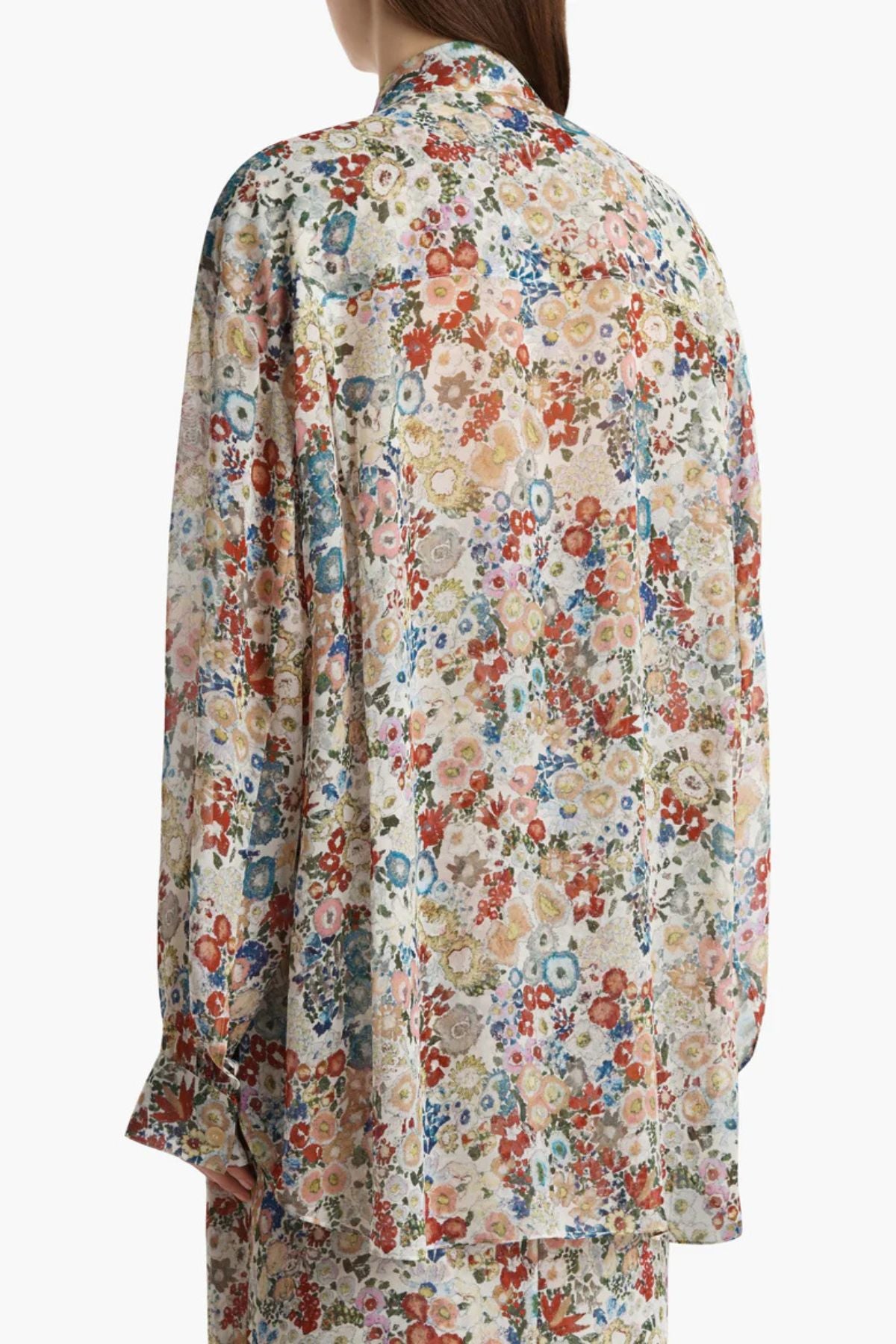 KHAITE Goya Shirt - Cream Multi