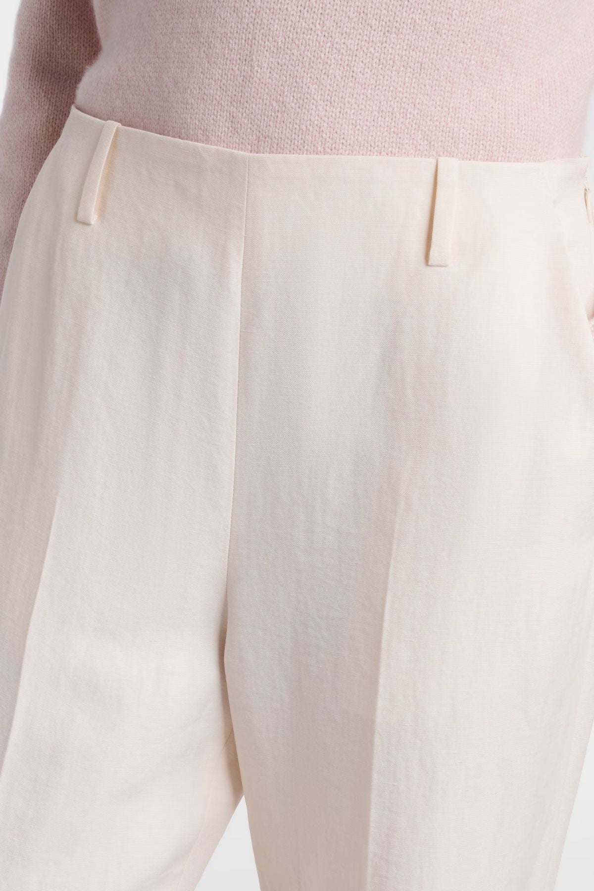 KHAITE Grenare Pant - Cream